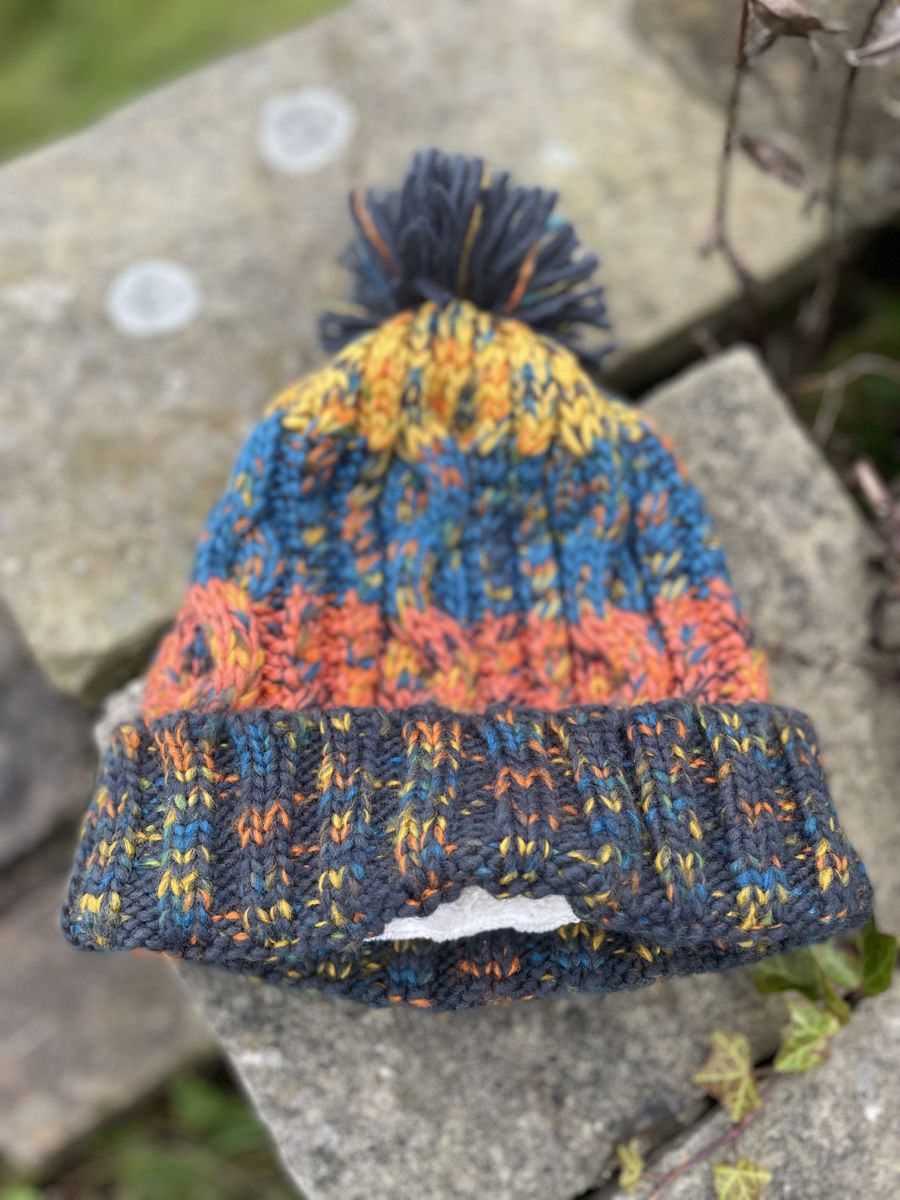 pompom bobble hat