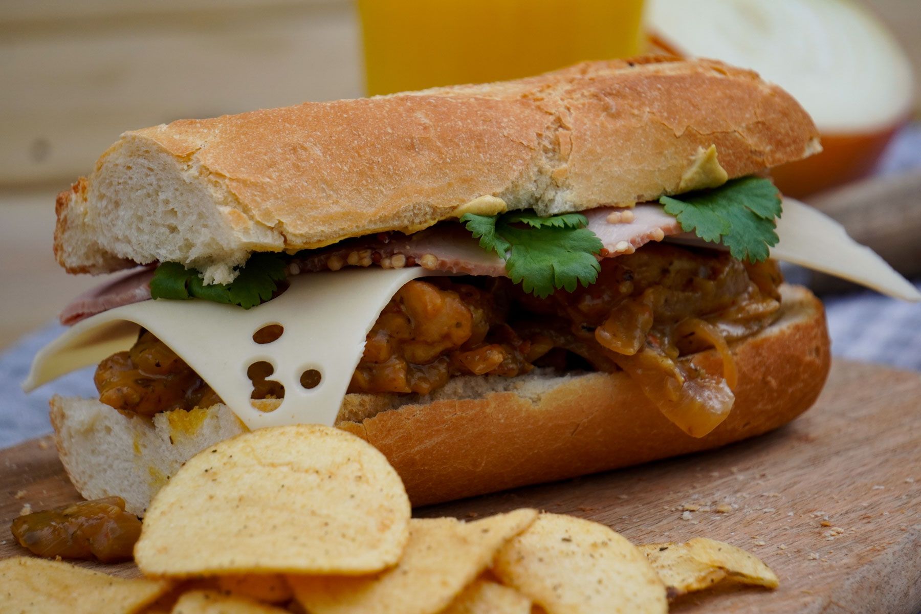 Singletrack Recipe Column:  Cuban Cluckio Sandwichio