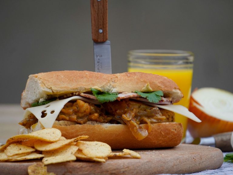 Singletrack Recipe Column:  Cuban Cluckio Sandwichio