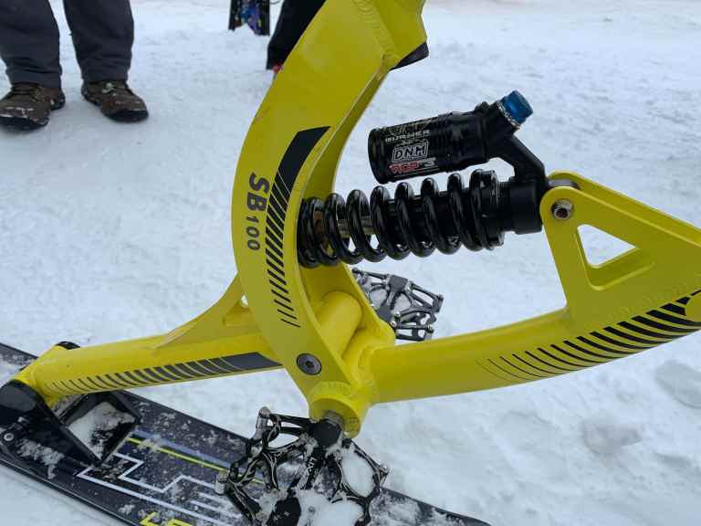 Ski Bike Demo At Brighton Resort Utah: MTB Tech Goes White Room