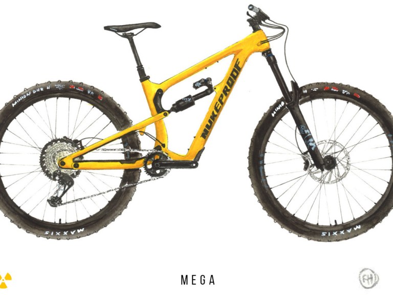 Details of 2022 Nukeproof full suspension bikes