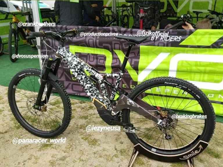 Spotted on Instagram: Cedric Gracia’s Forestal Bikes e-Bike Prototype at Sea Otter
