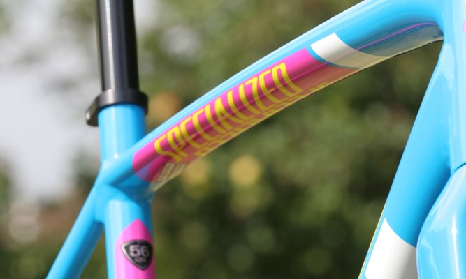 Specialized Crux shoulder freindly top tube detail