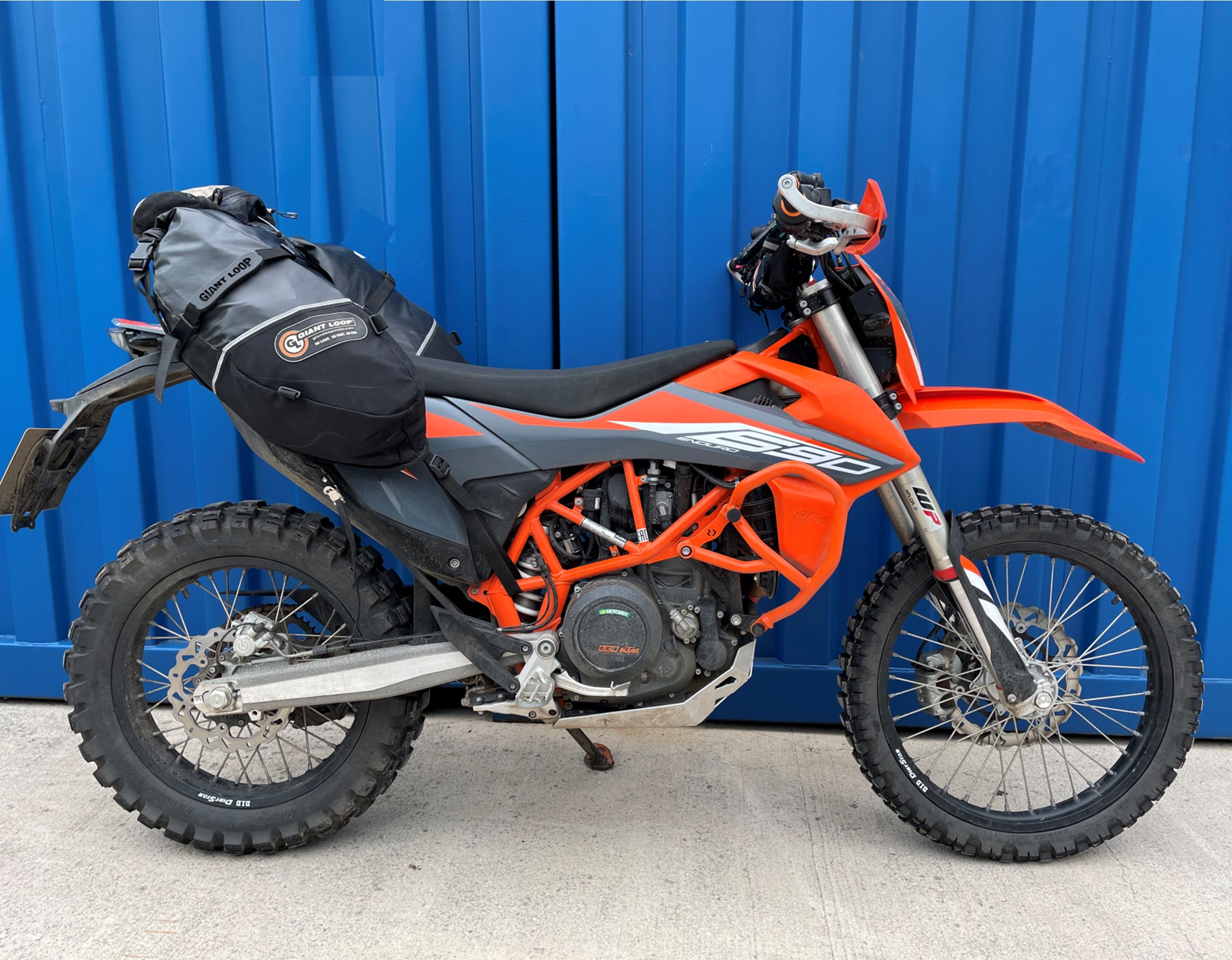 KTM 690 enduro motorbike