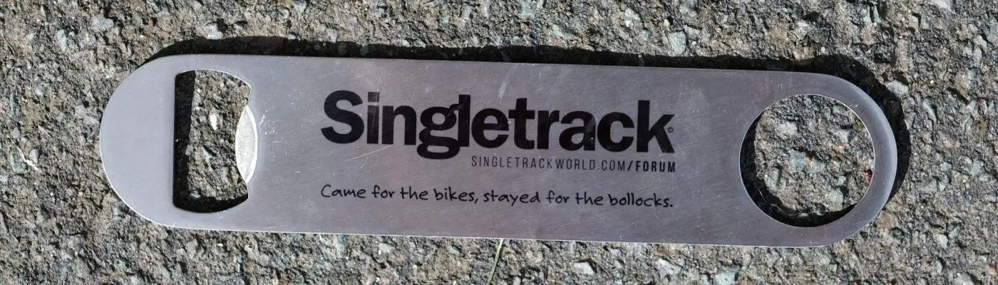 Singletrack bottle Opener