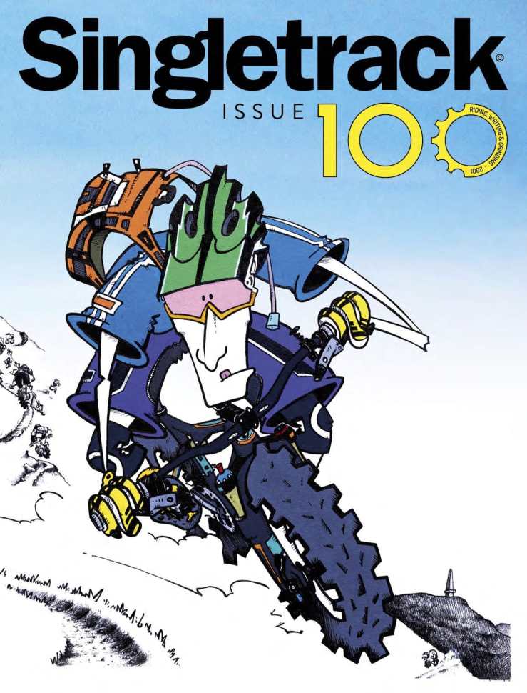singletrack magazine cover 100