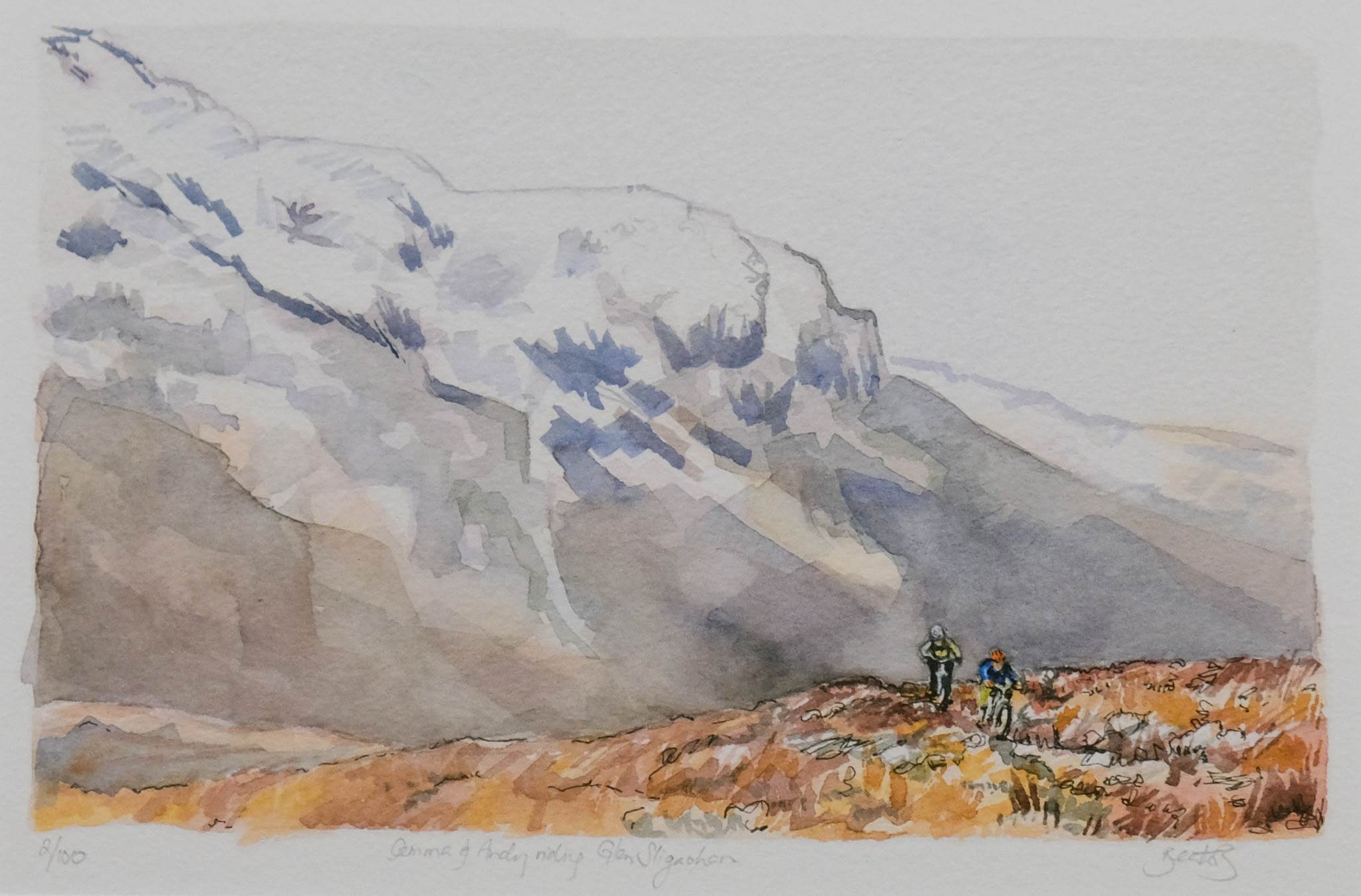 Beate Kubitz Classic Ride Print #98 Glen Sligachan - Image 2