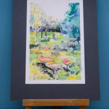 Beate Kubitz Classic Ride Print #122 The Border Of The Borderlands