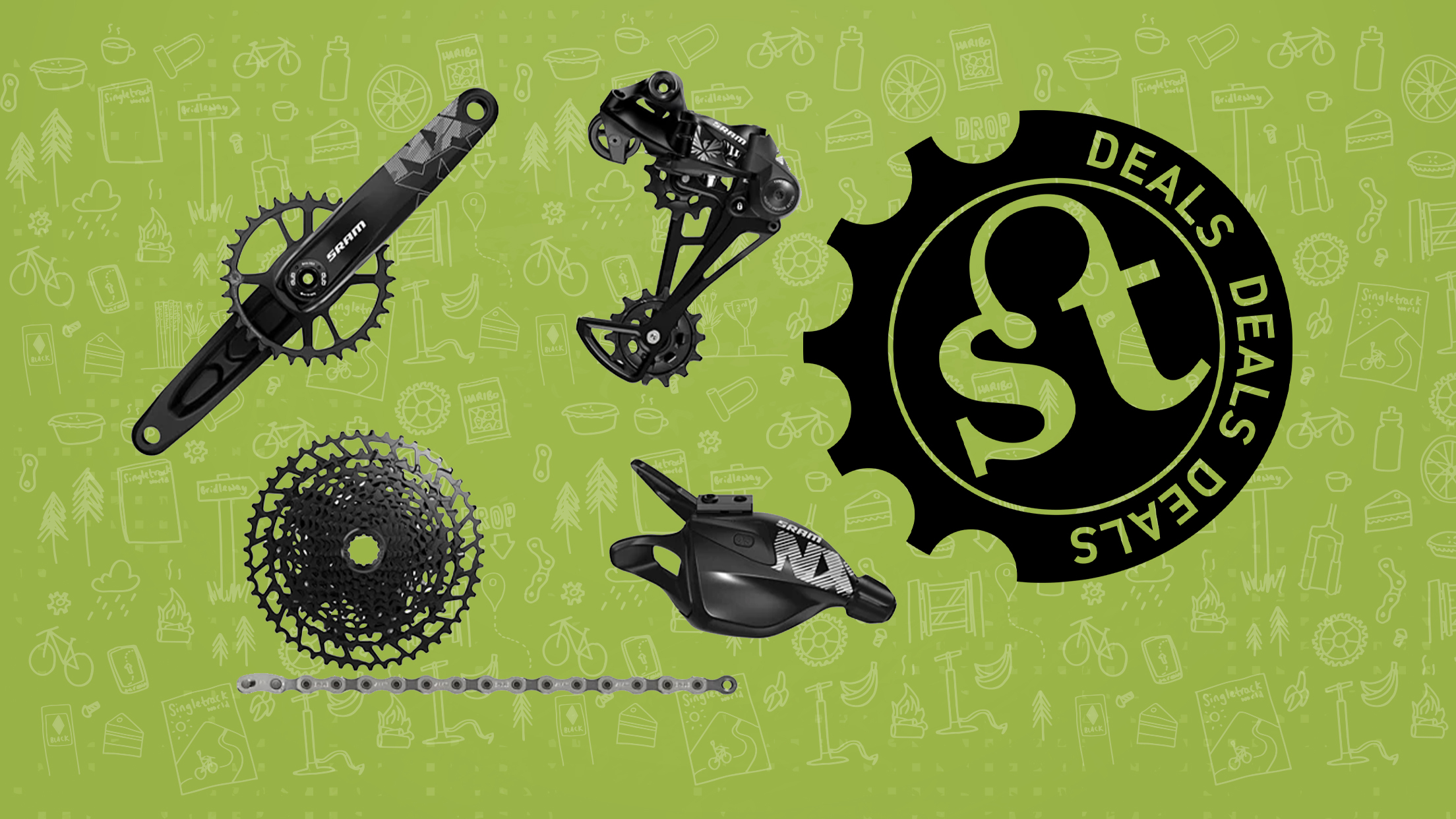 Cheap Things Tuesday: Drivetrains, Forks, Flat Shoes and more