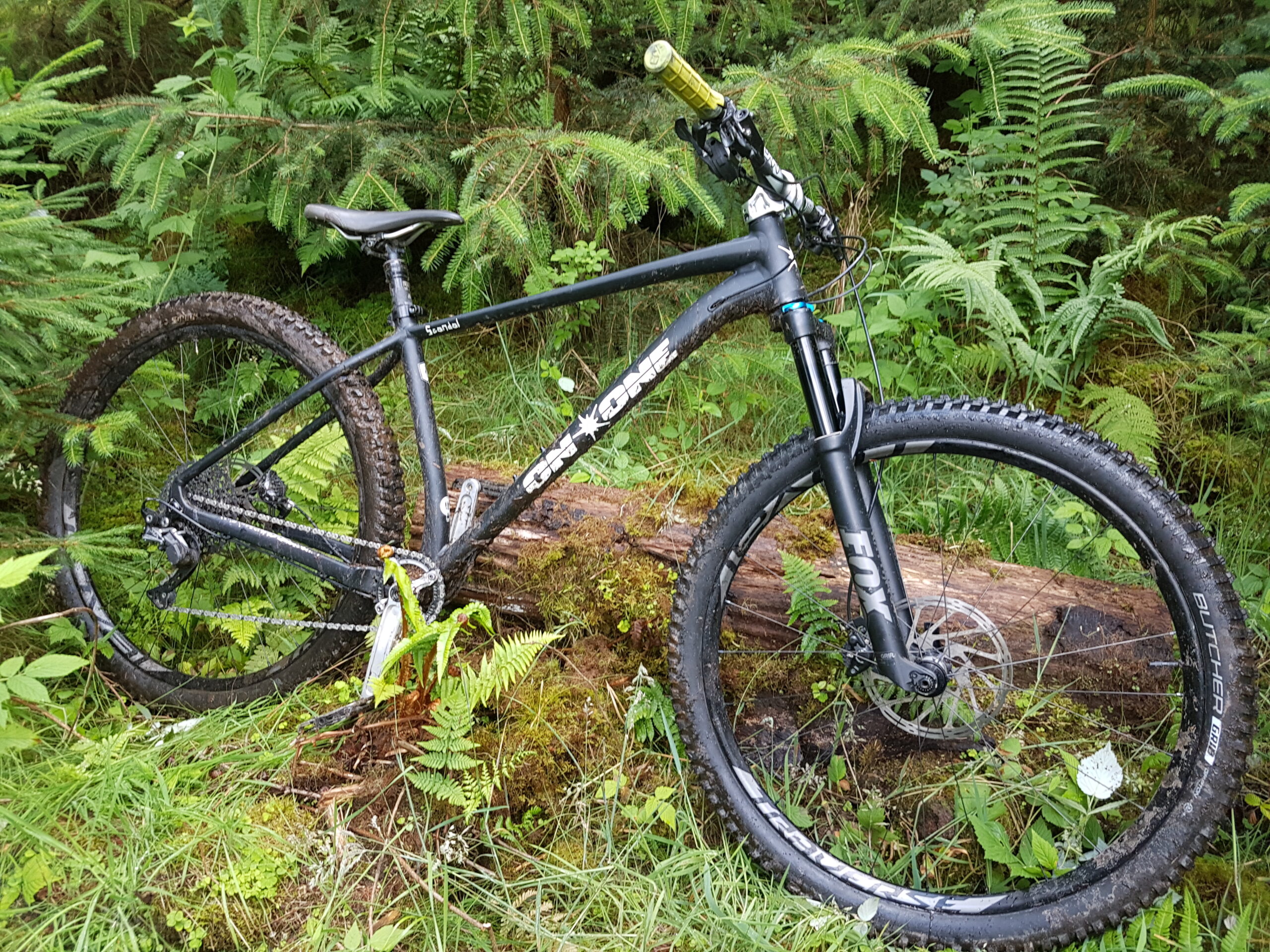 29er Scandal frame, hope BB, plus bits. XT gearset