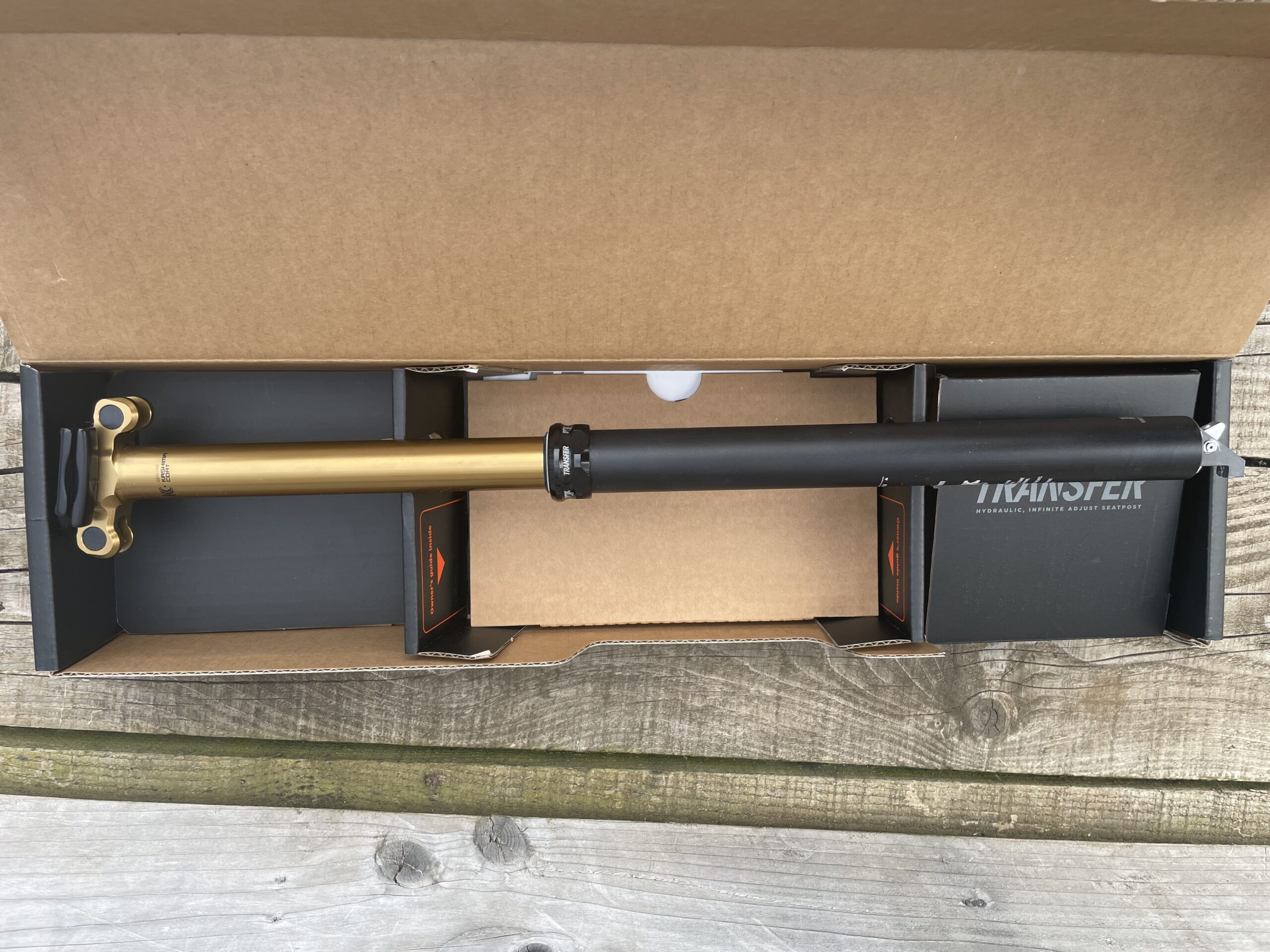 Fox Transfer Factory Kashima Seatpost, as new, 31.6 x 200mm Internal