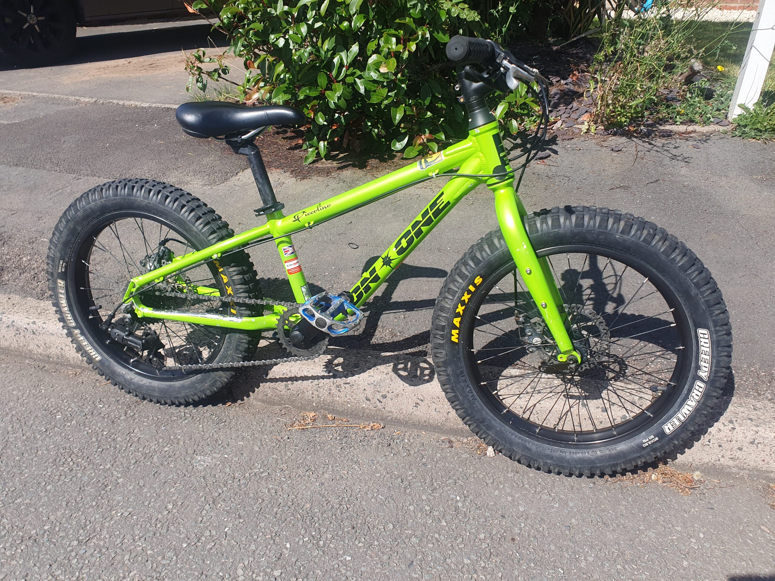 On one. Children’s fat bike.