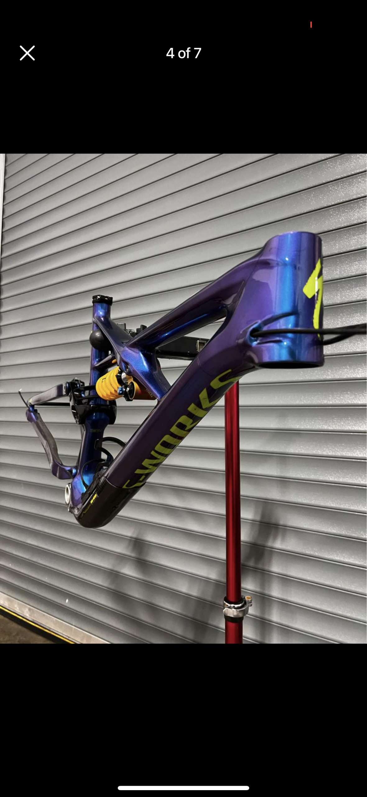 Specialized S-works enduro frame, size L