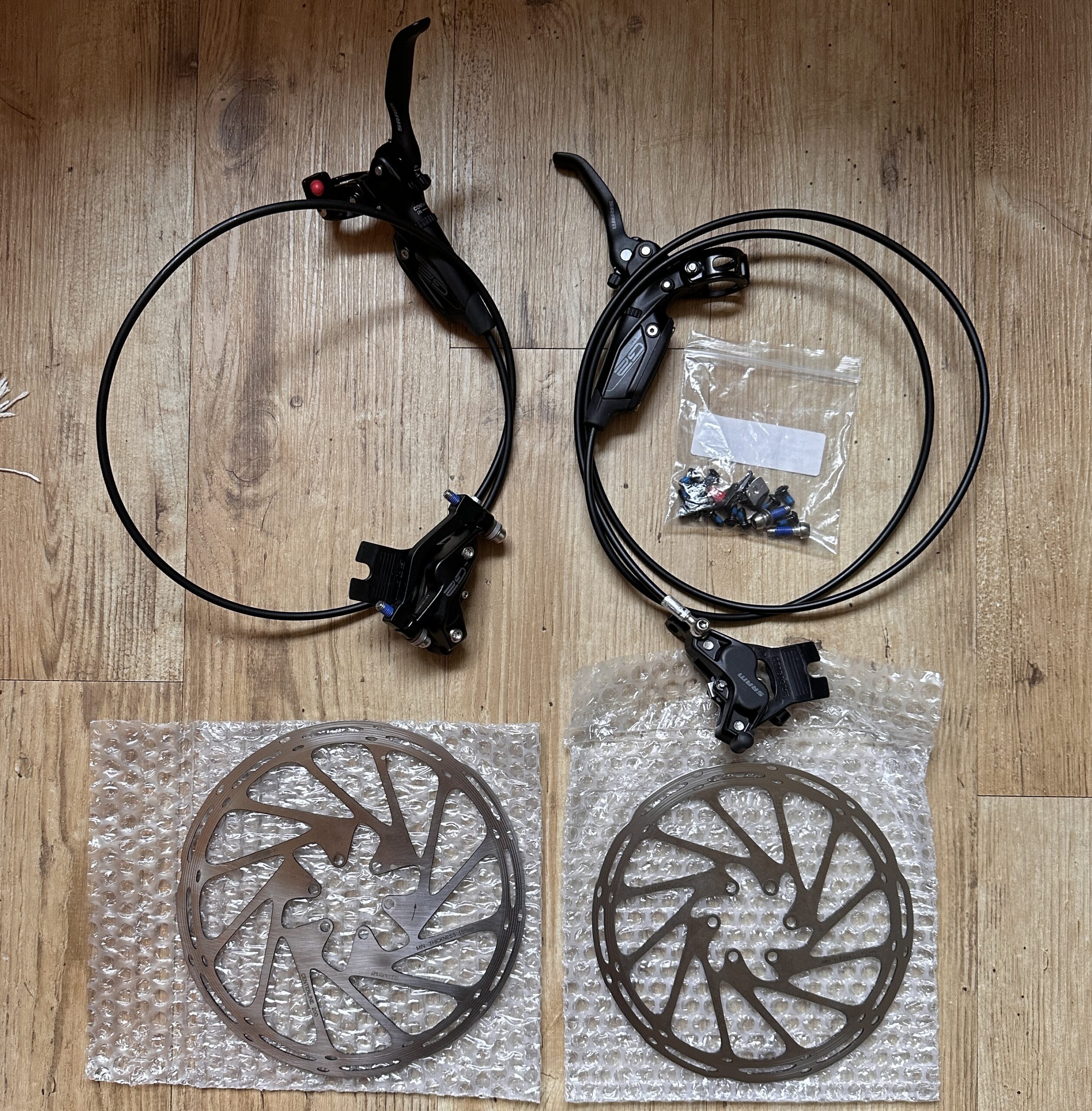 NEW SRAM Guide RSC G2 4-pot Brakes & Rotors