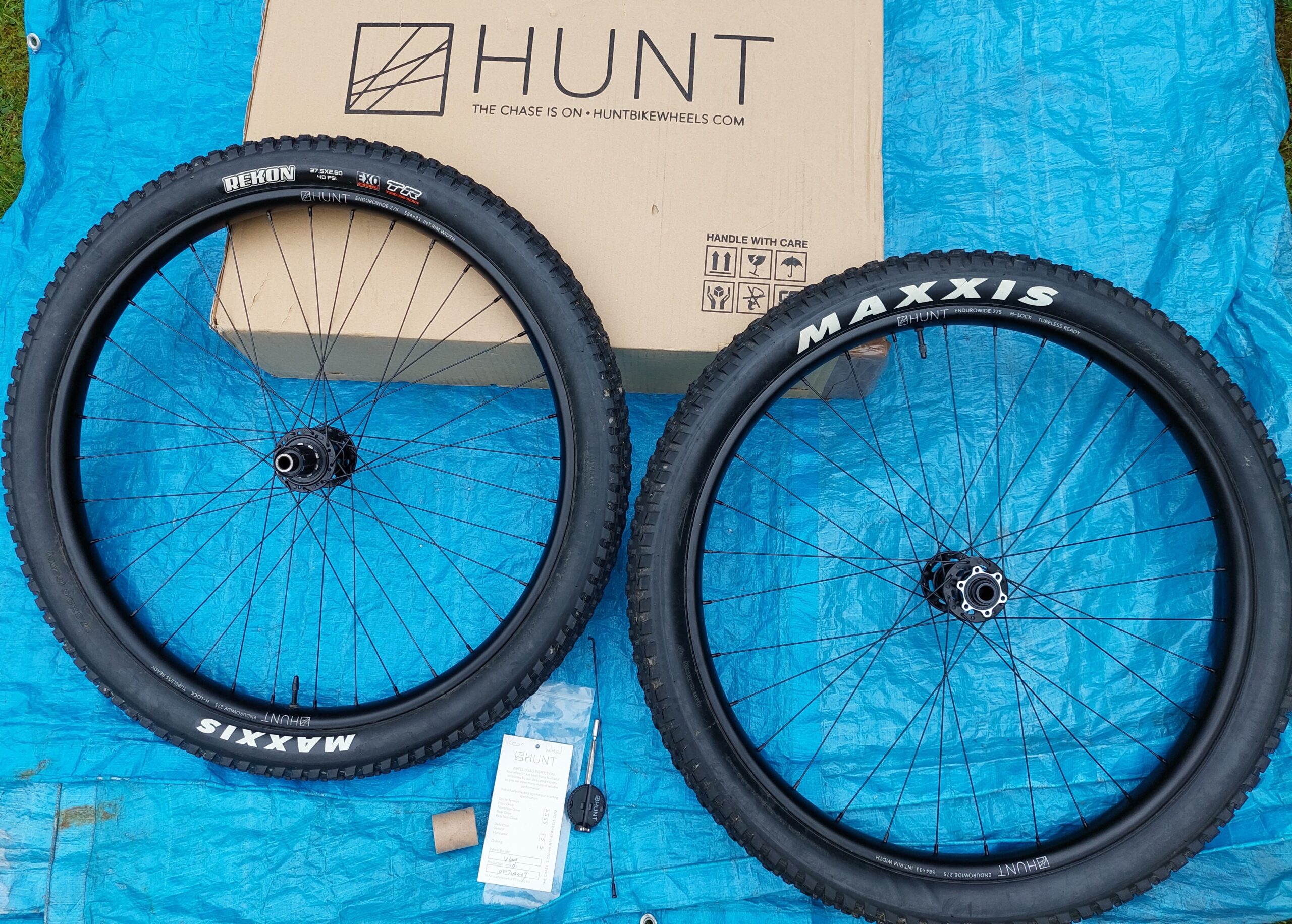 Hunt Endurowide 27.5 Boost wheelset + Maxxis Rekons