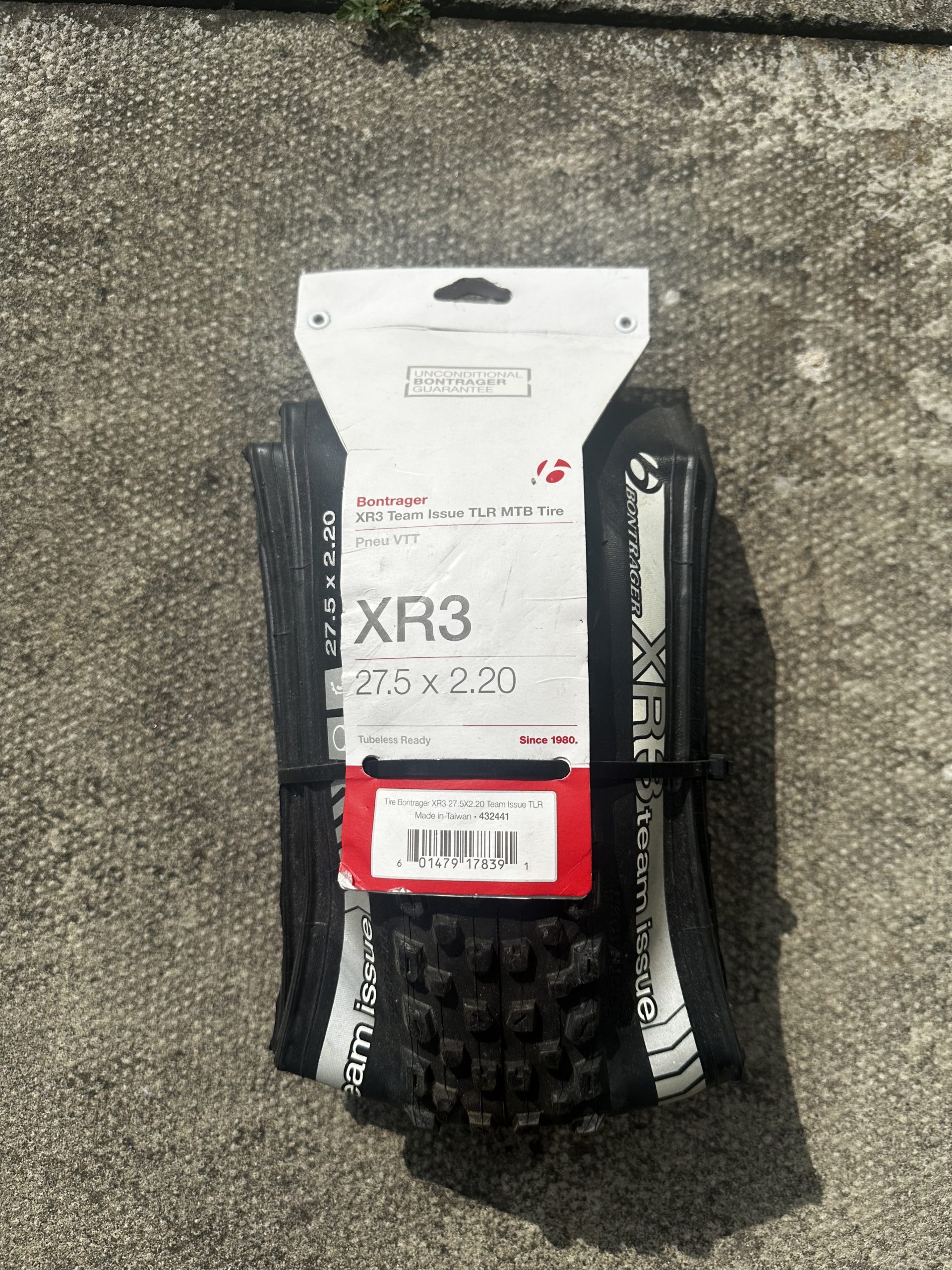 Slightly used Bontrager XR3 Team Issue Tyre 27.5 x 2.2