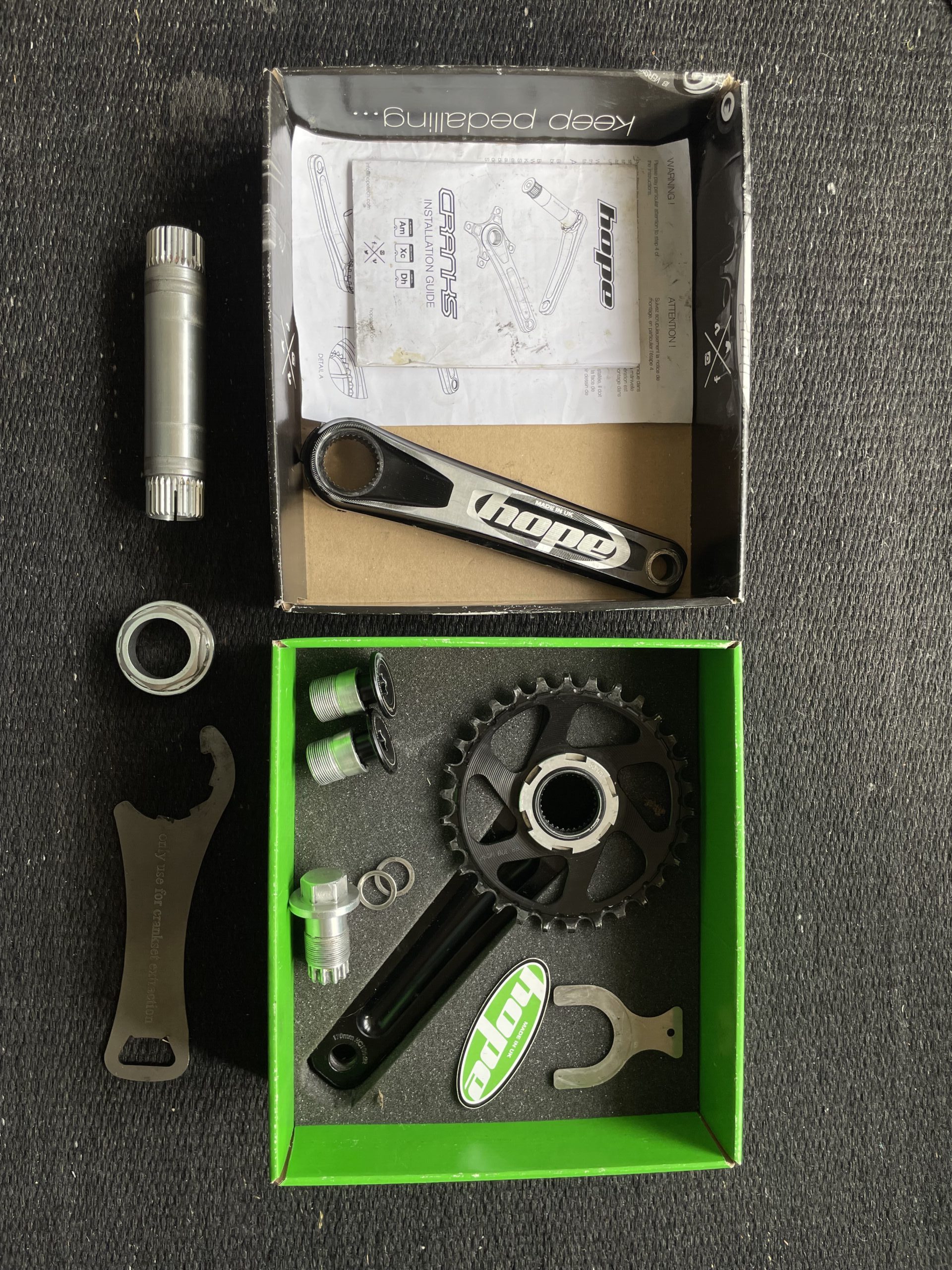 Hope chainset 170mm mk1