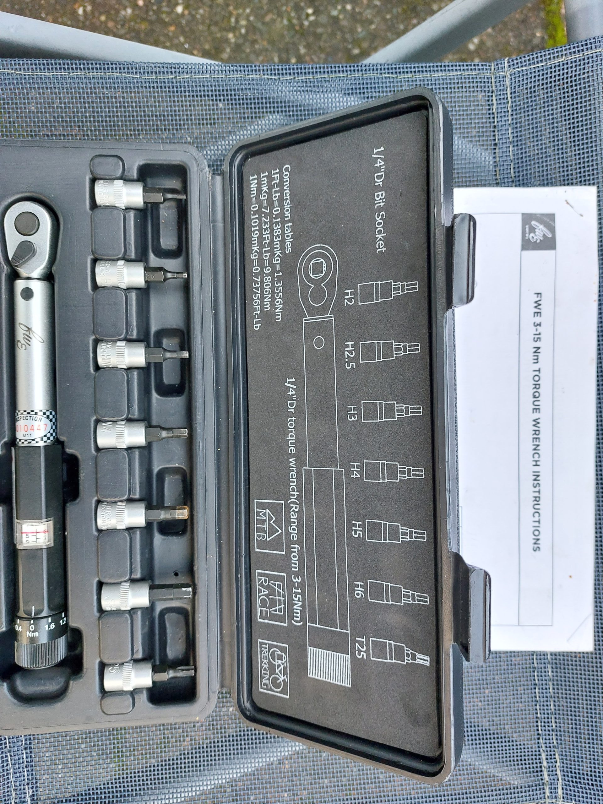 FWE Torque Wrench 3-15 Nm