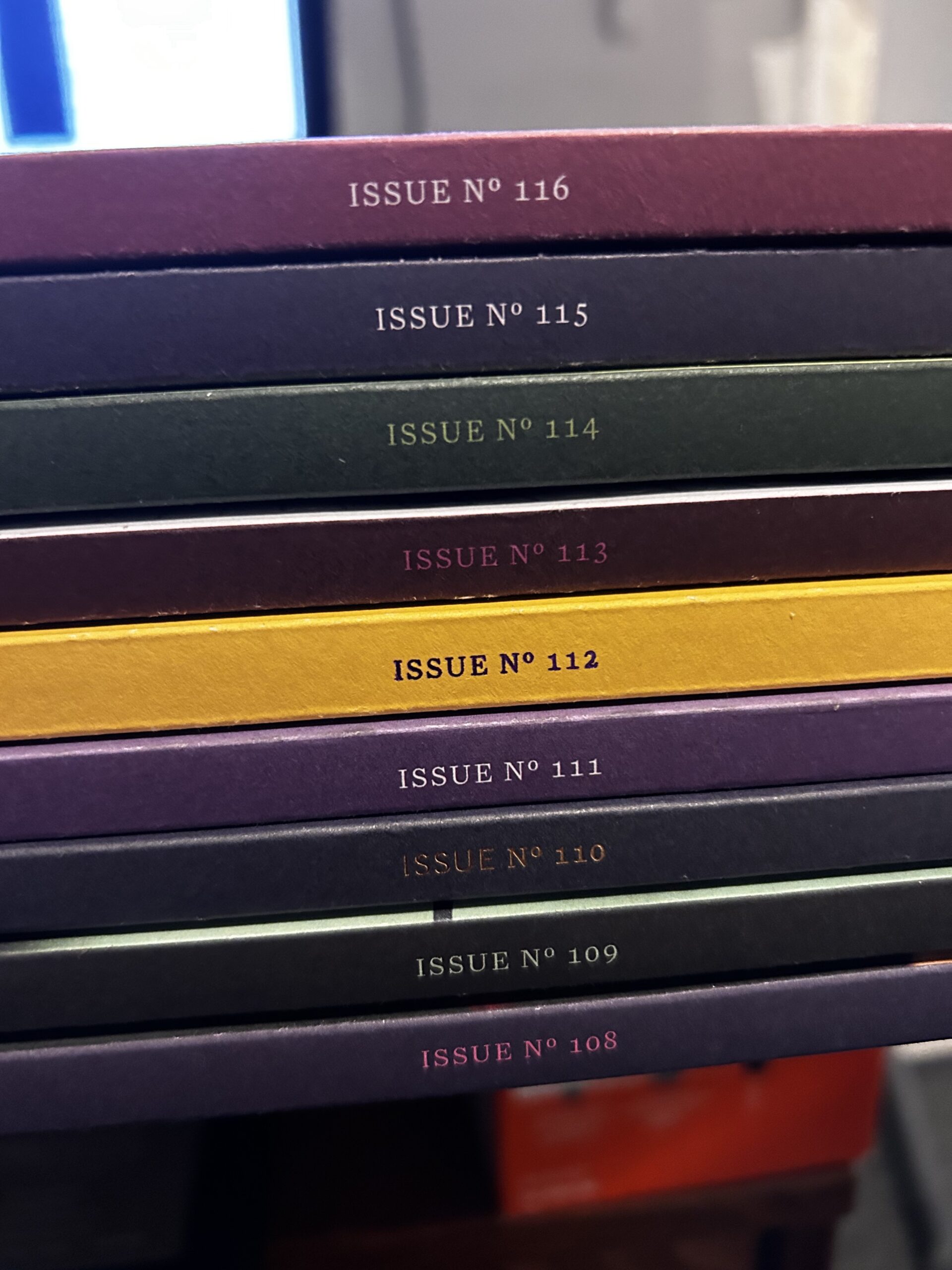 Free Rouleur Magazines 108 -116 unread, collection Macclesfield