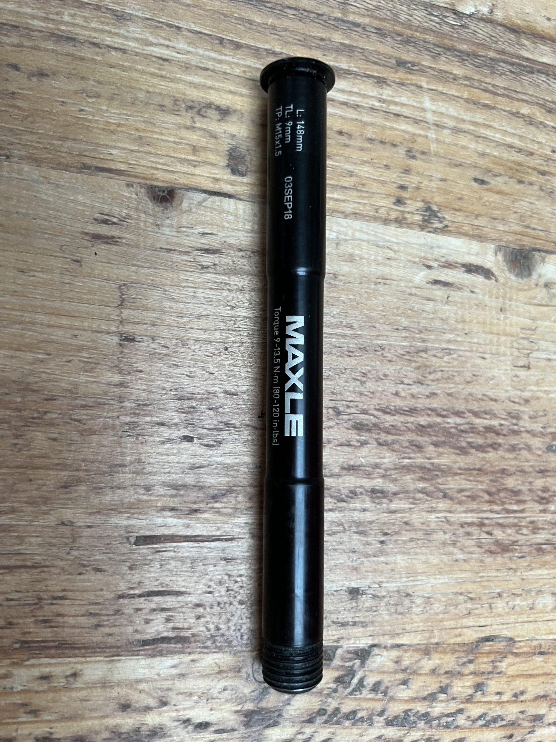 RockShox Maxle Stealth Front Bike Thru Axle 148mm (for non-boost 15×100 forks/wheels)
