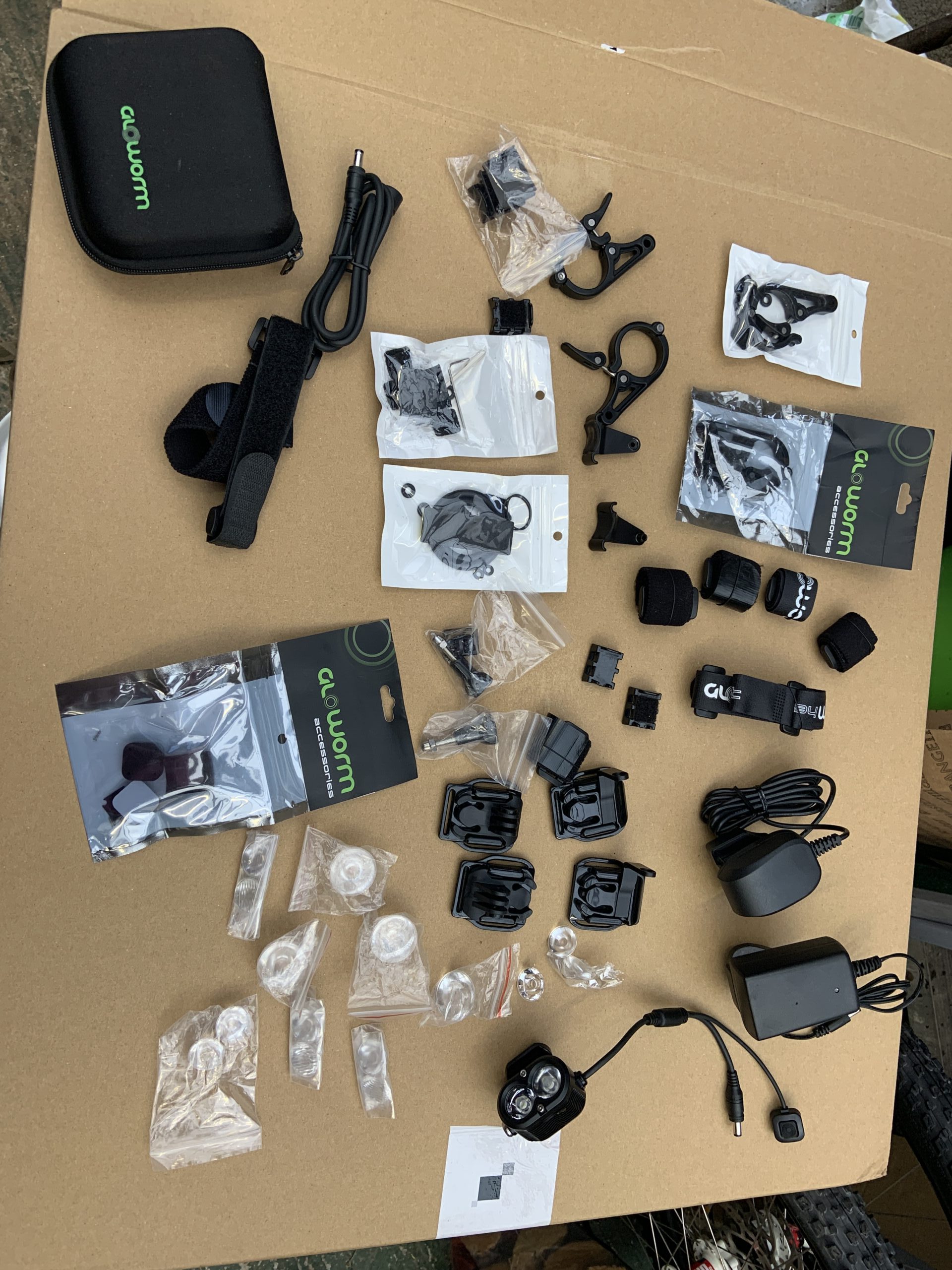 FS: Gloworm light spares – mounts, chargers etc