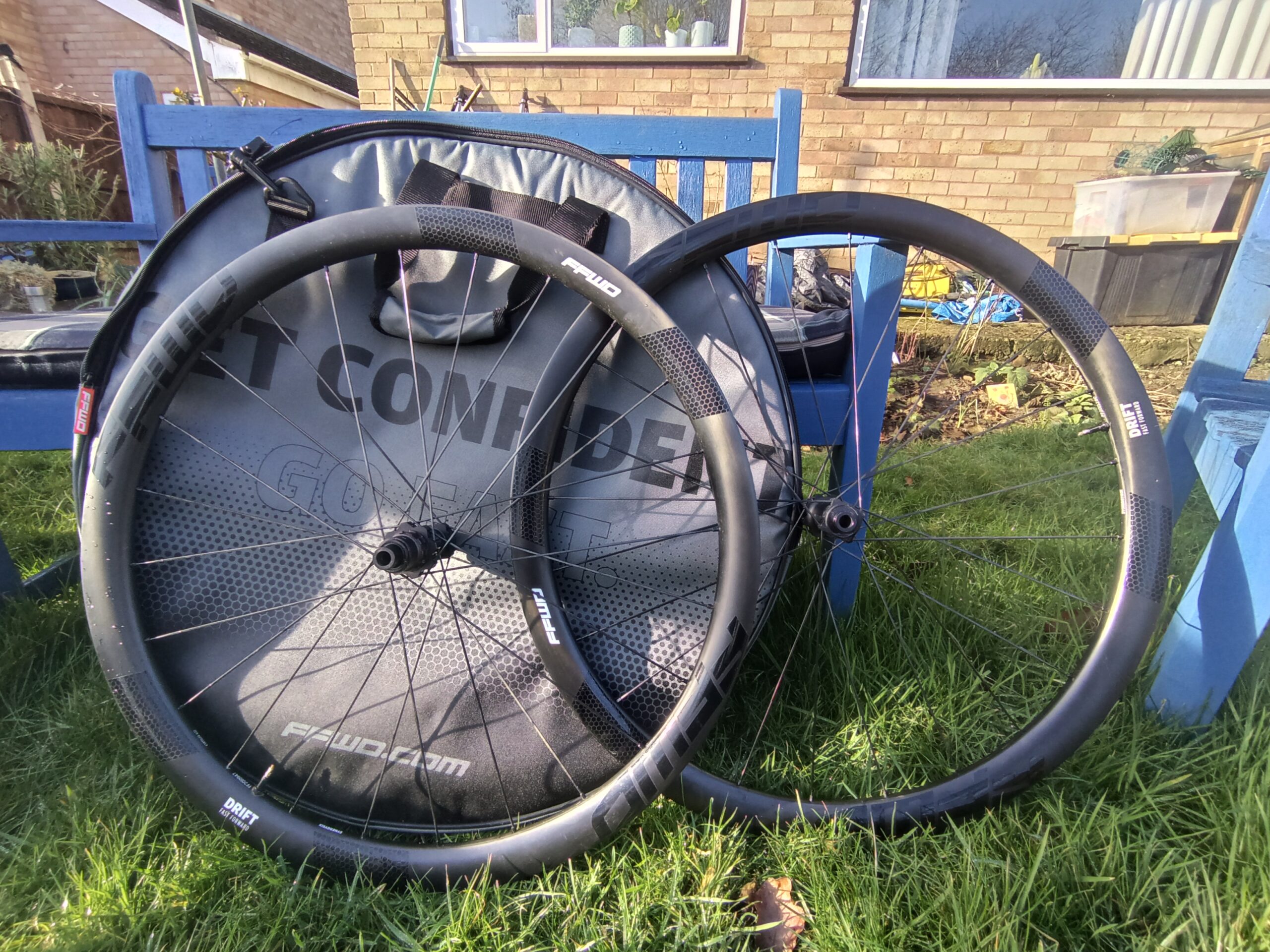 FFWD Fast Forward Drift carbon gravel wheels with DT Swiss 350 hubs and Sram XDR driver