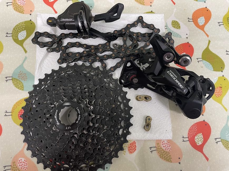 10 Speed Drive Train, Saint, Deore, Sunrace, Wipperman