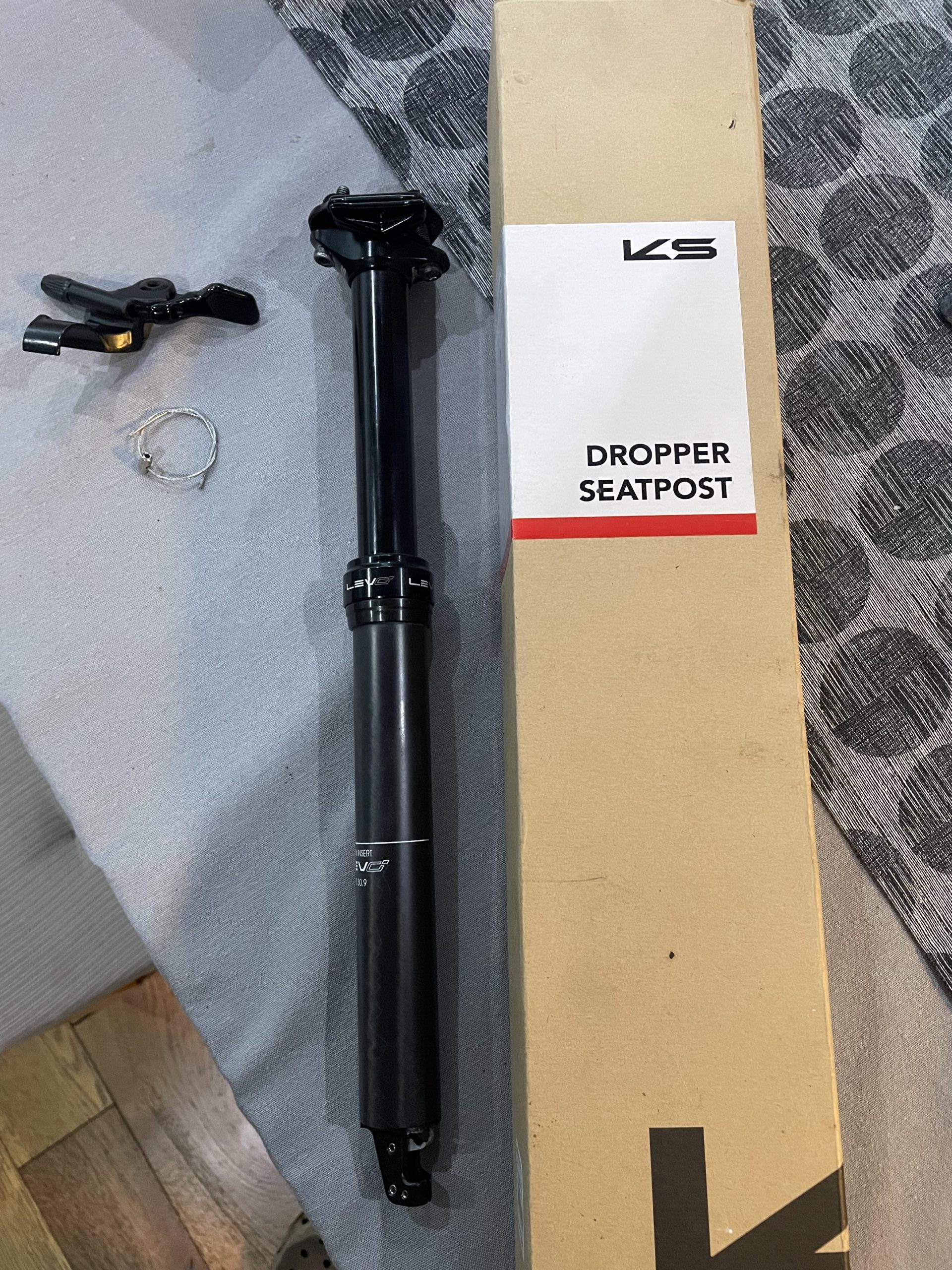 KS Lev Ci Carbon Dropper 30.9mm 125mm drop