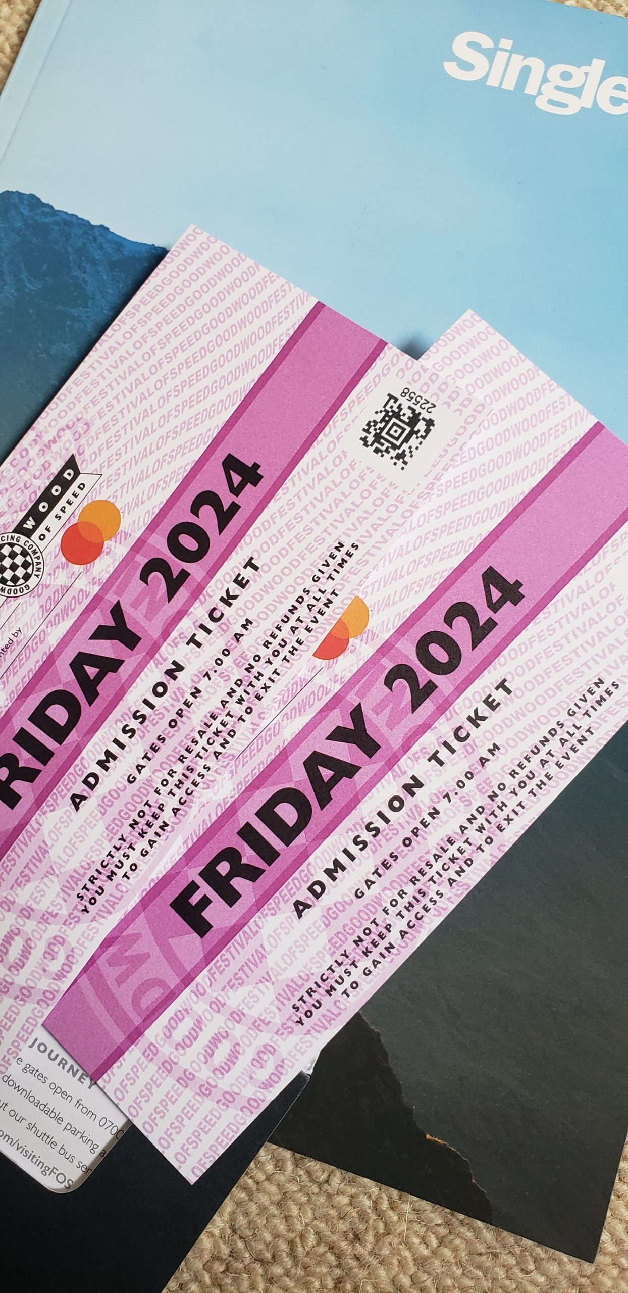Goodwood FOS tickets Friday x2