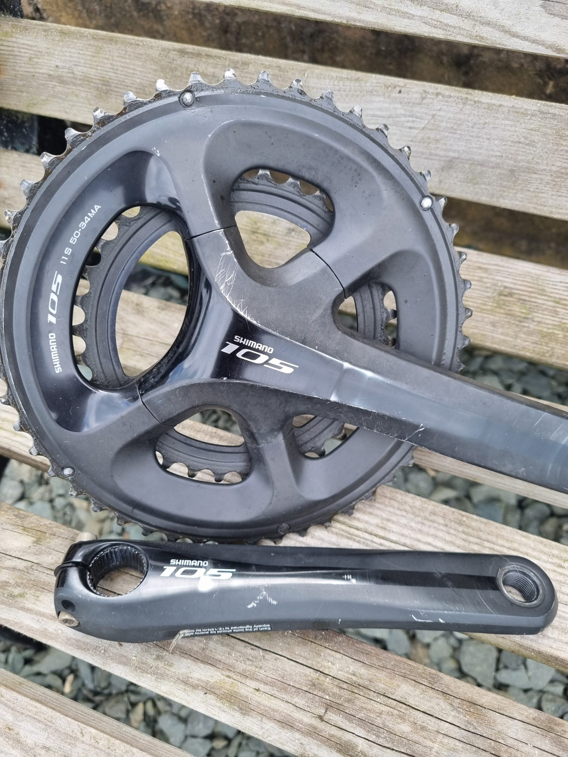 105 chainset with stages power crank
