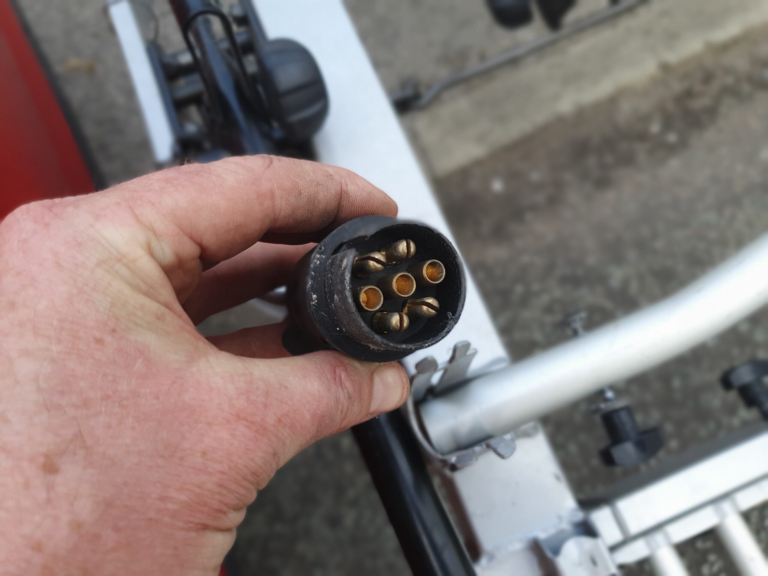 Thule 3 bicycle tow bar rack