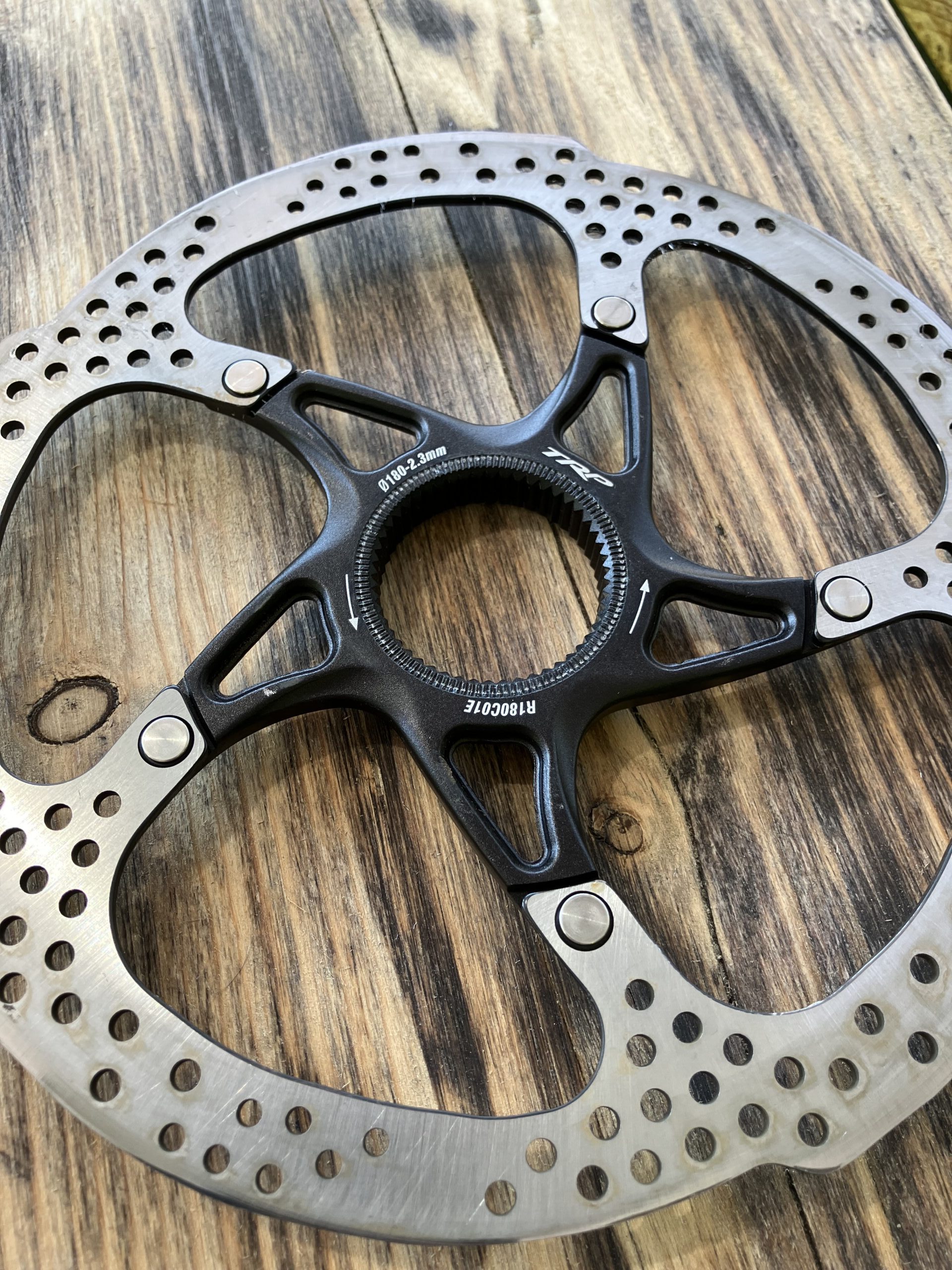 TRP 2.3mm centrelock rotor. 180mm. Unused.