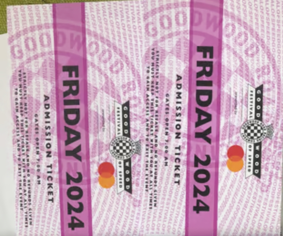 Wtf: Goodwood FoS Friday Ticket