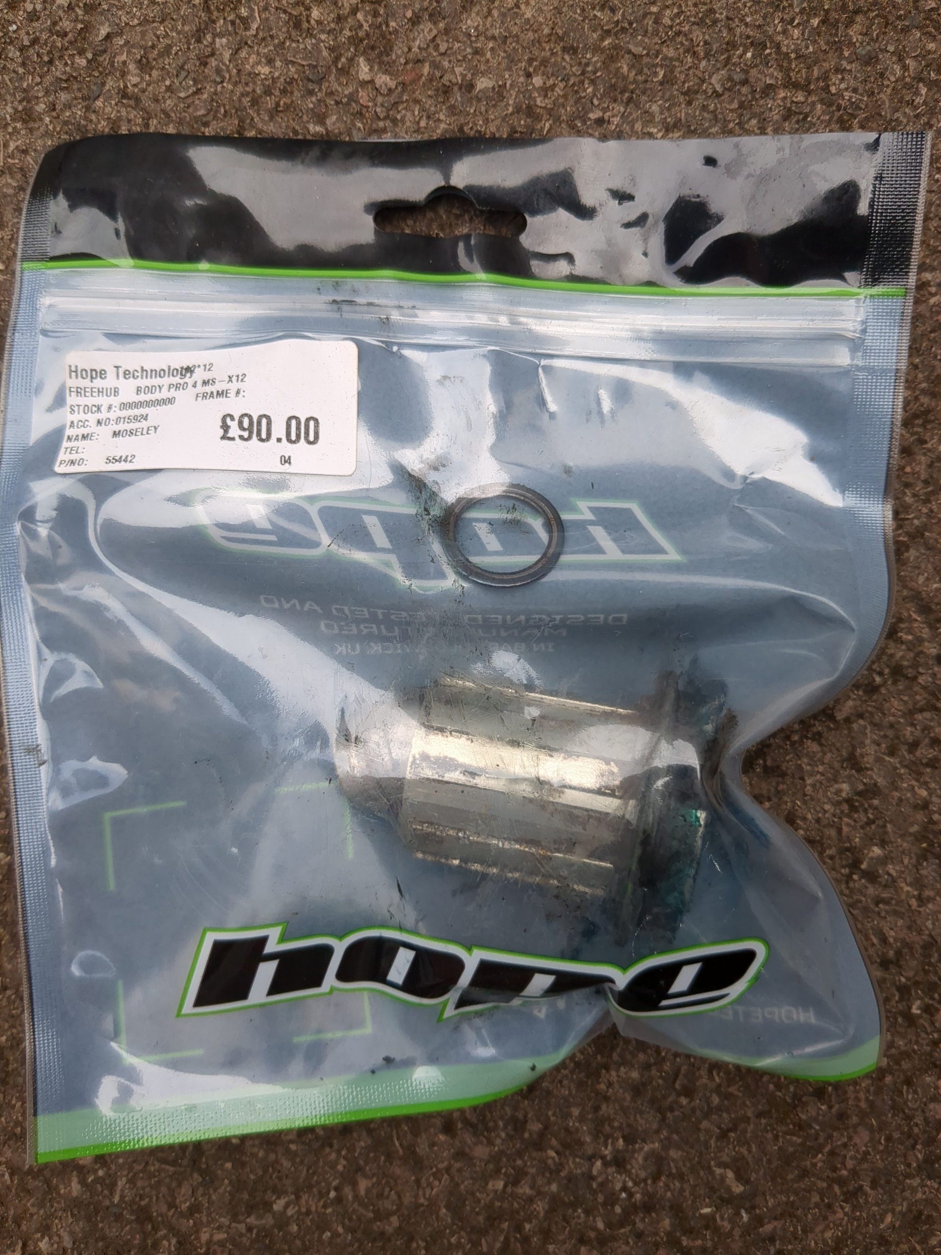 Hope Pro4 Shimano Free Hub body