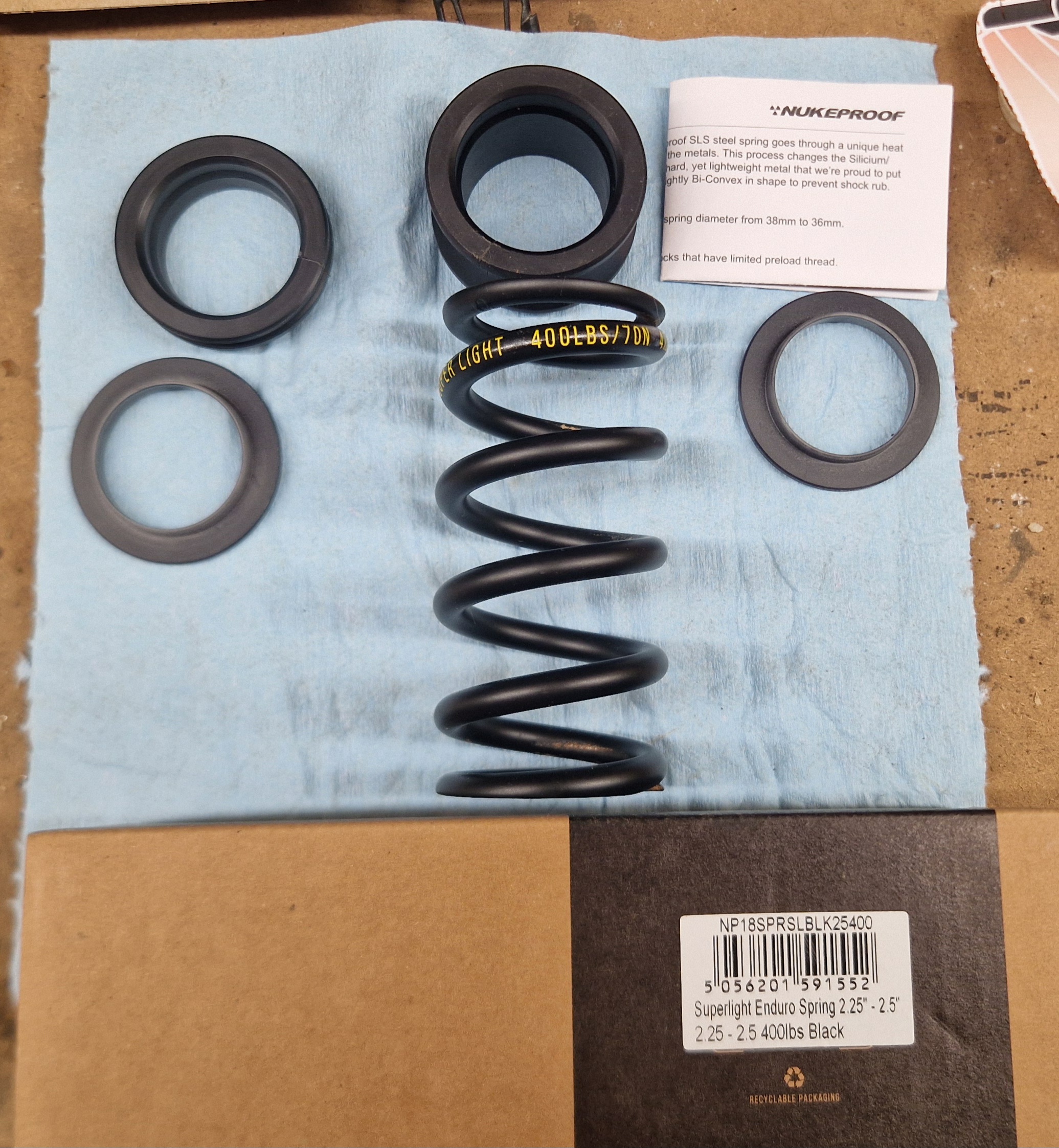 Nukeproof Superlight Enduro spring (400lbs)