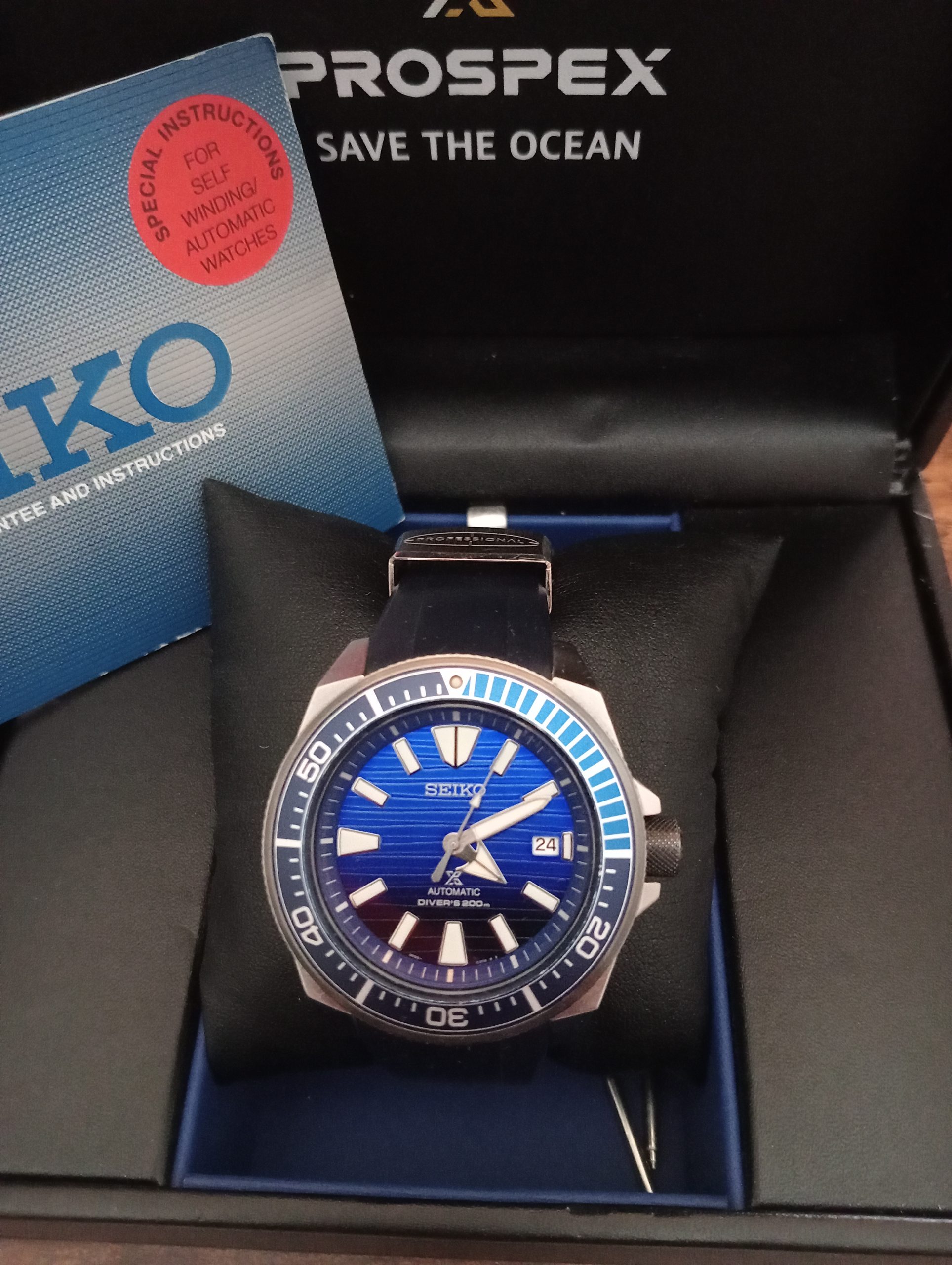 Seiko Samurai Save the Ocean