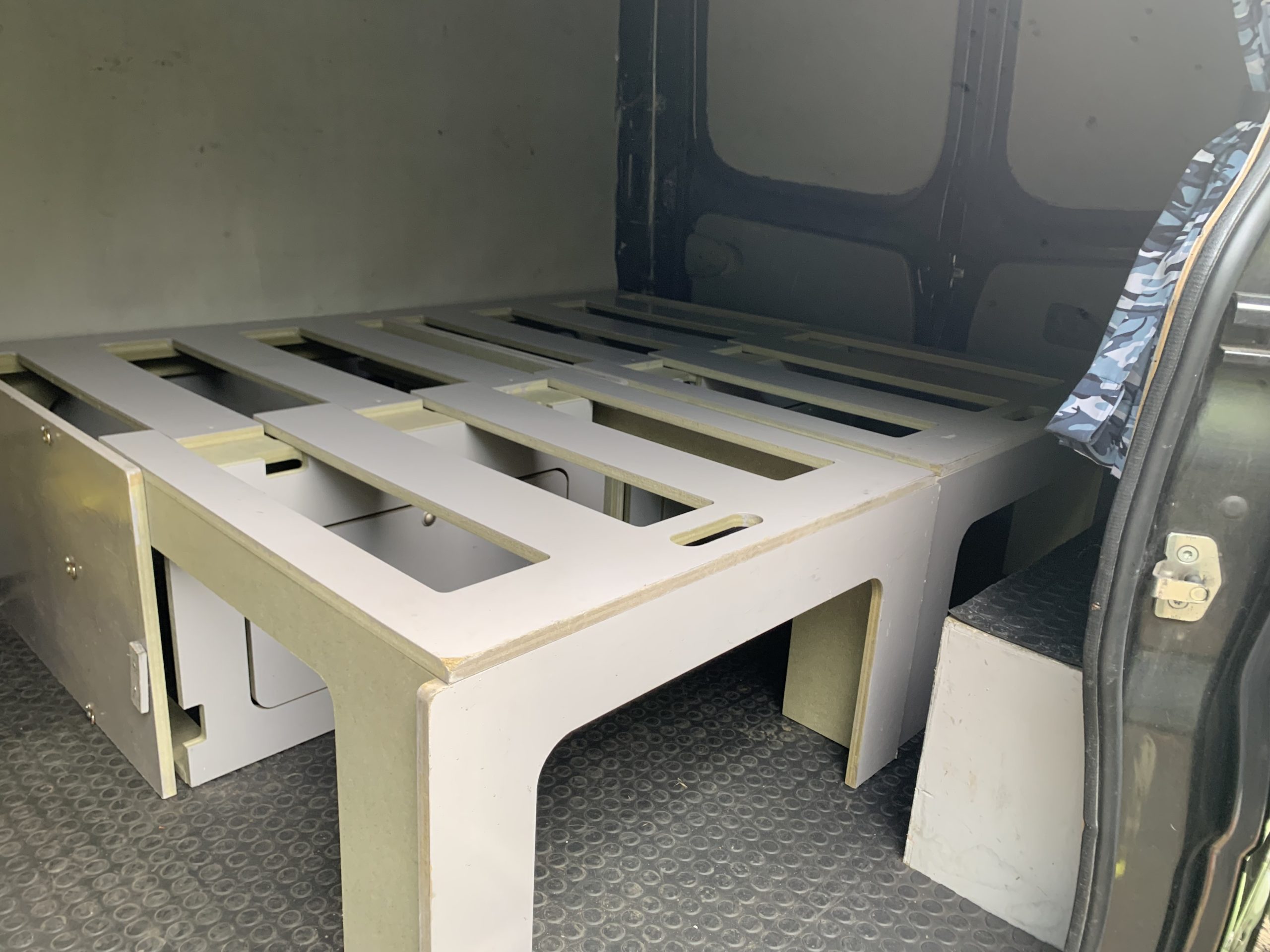 MDF Sliding Campervan Bed/Bench