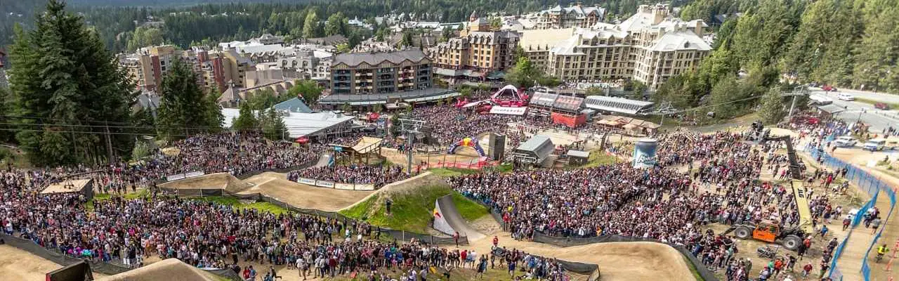 Red Bull Crankworx Whistler crowds