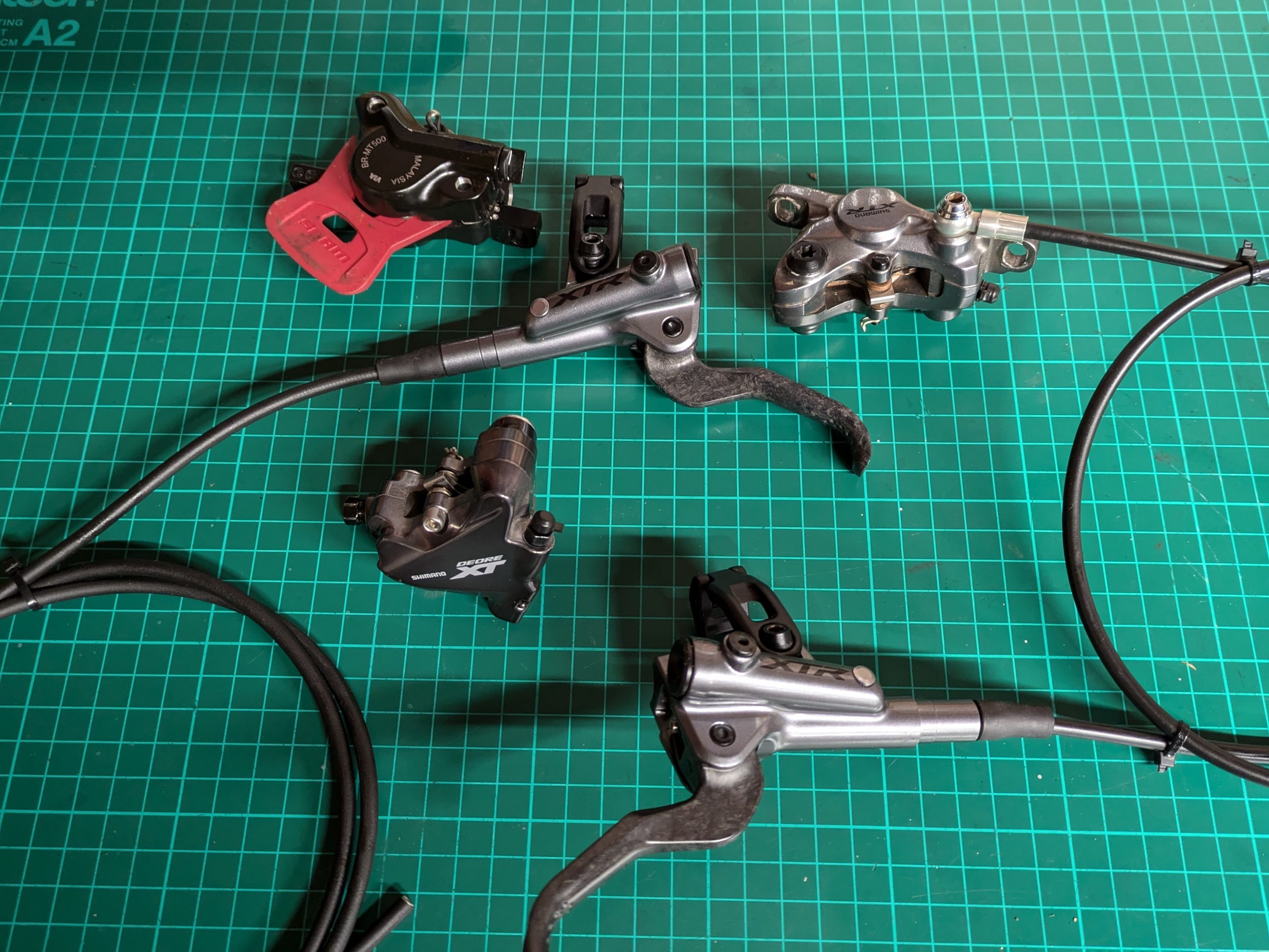 Shimano XTR m9100 brake set