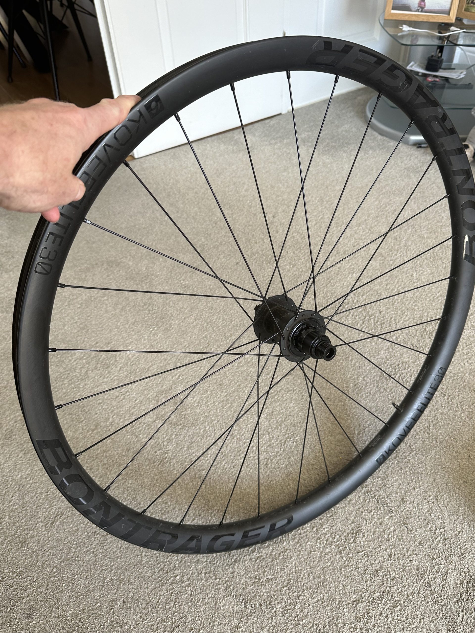 Trek Kovee Elite 30 rear wheel, brand new 54 tooth XD rapid drive – Tiny Ding on bead