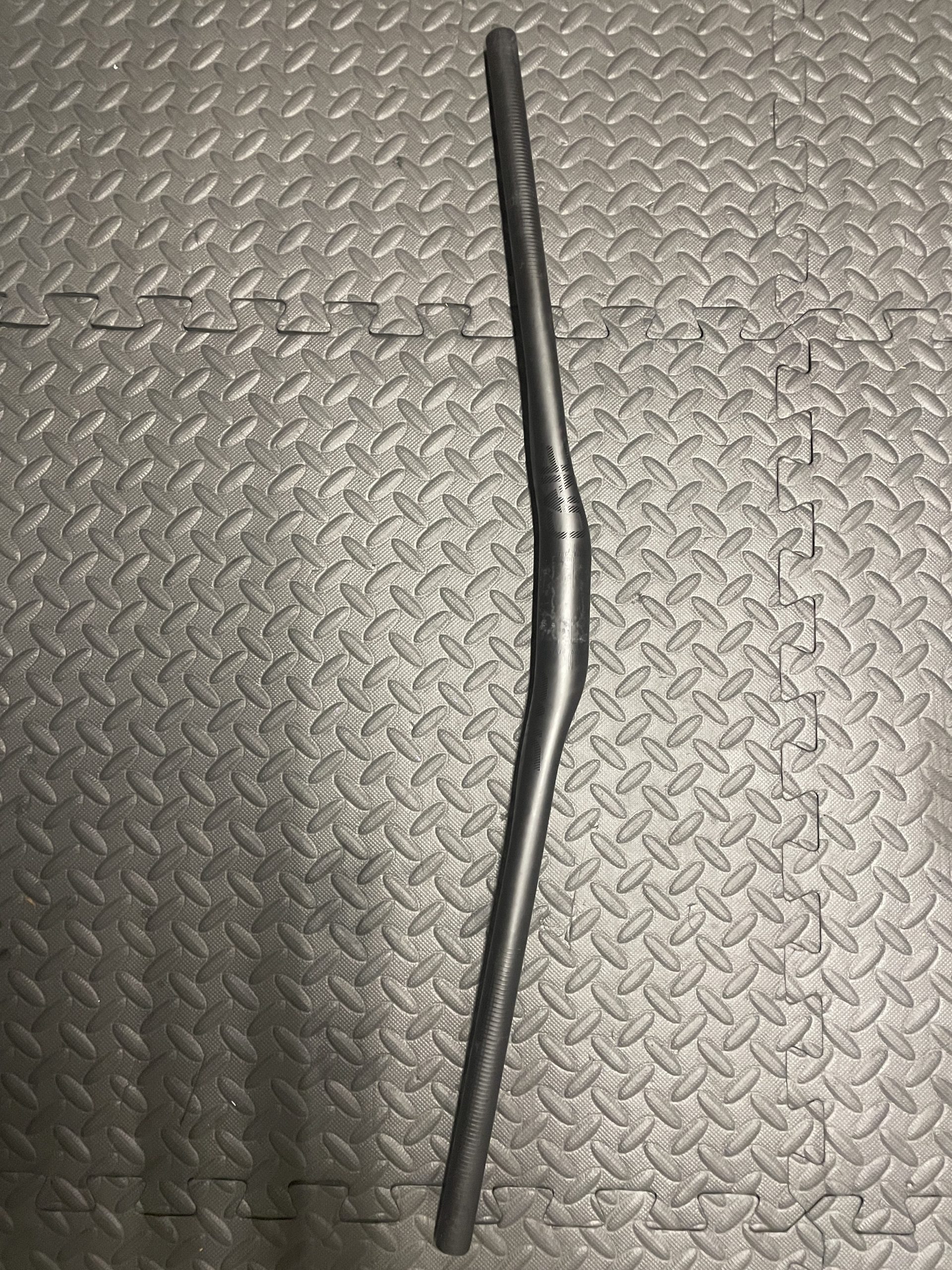 For sale One up carbon bar, clipless pedals and Giro shoes