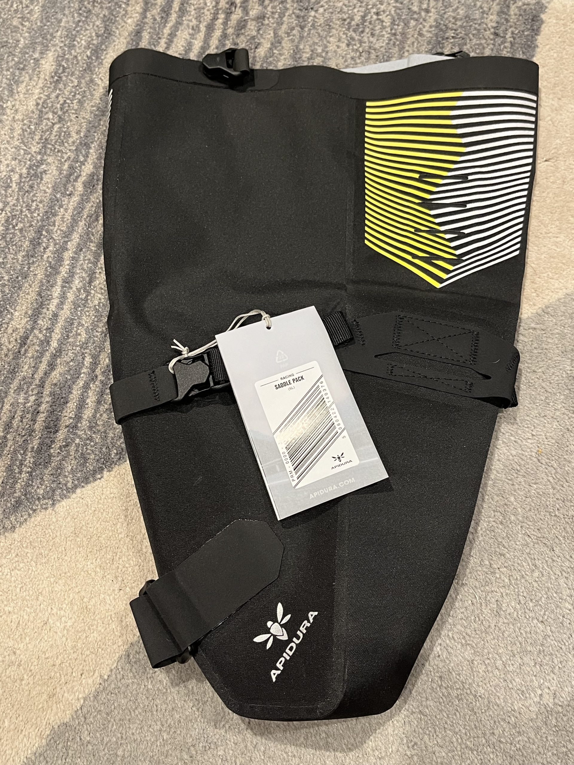 Apidura Racing Saddle Pack Bag Black 5L