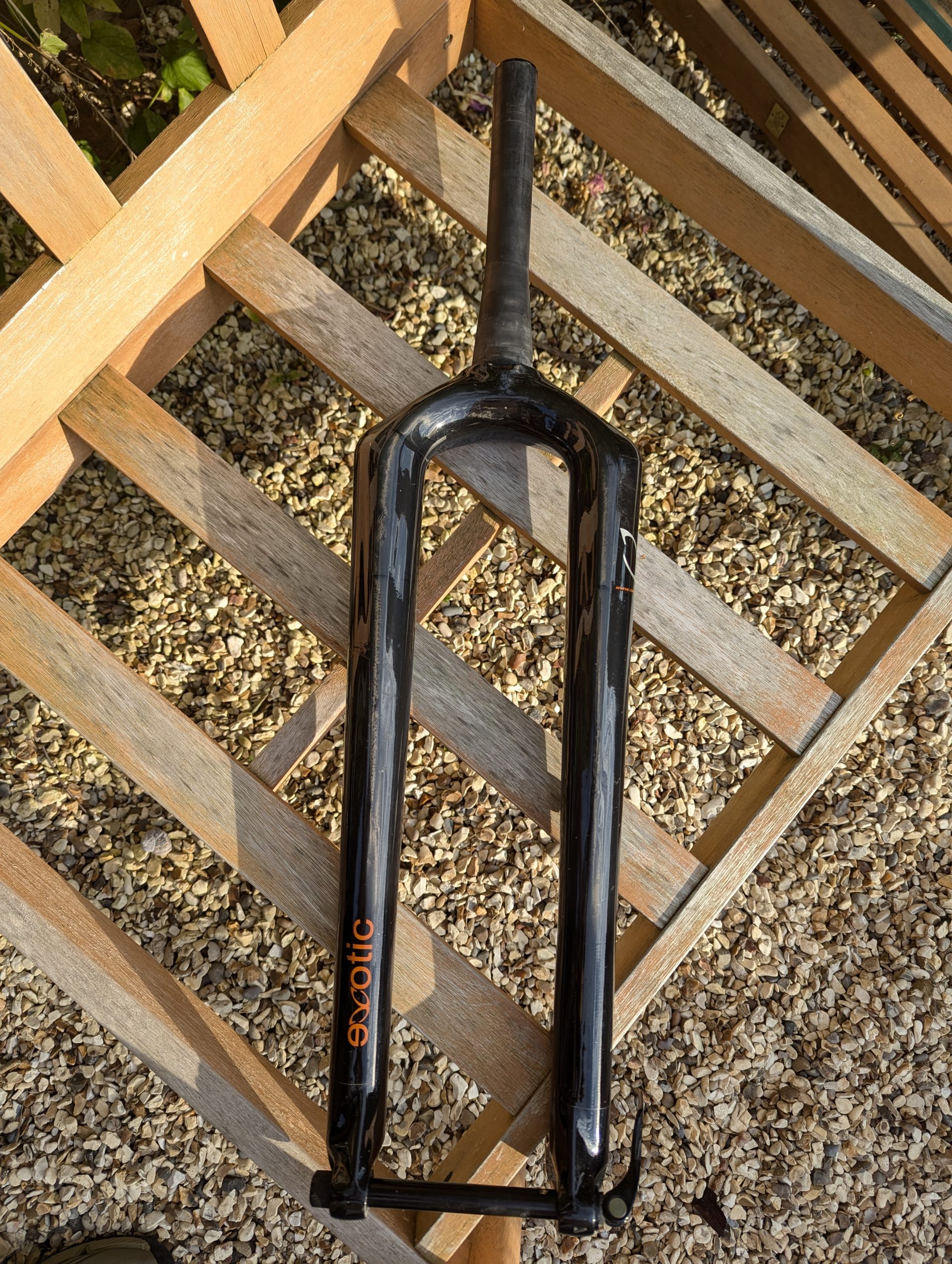 Exotic monocoque boost 29er carbon fork