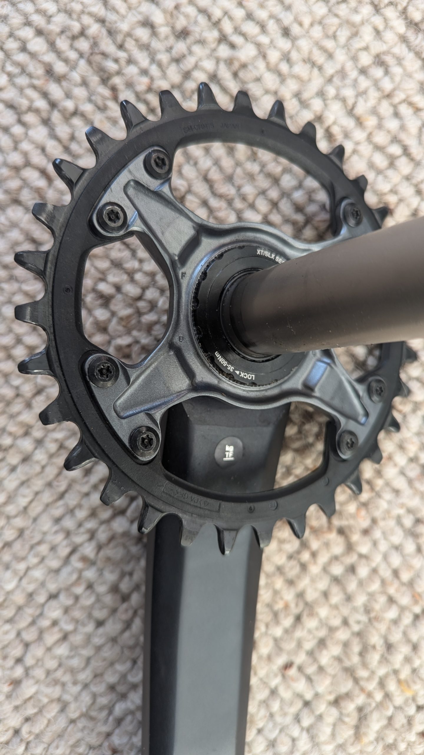 Shimano SLX 12spd m7100 crankset. 170mm. 32T