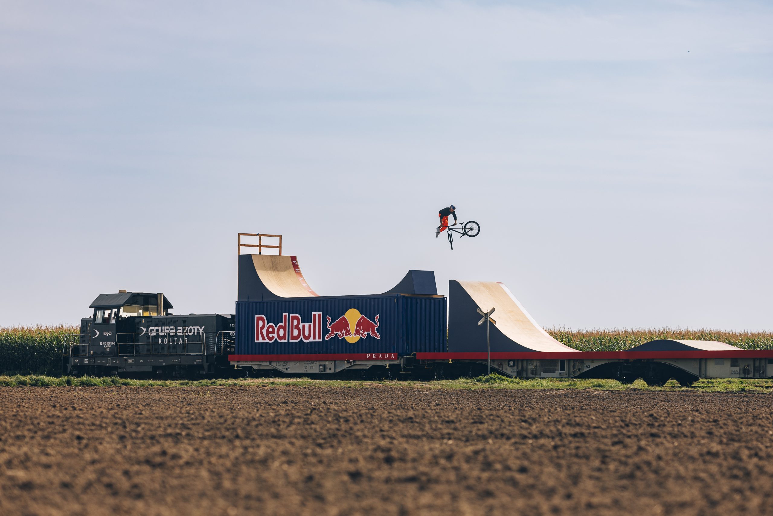 Freight Worse Than Death? Slopestyle on a Train!