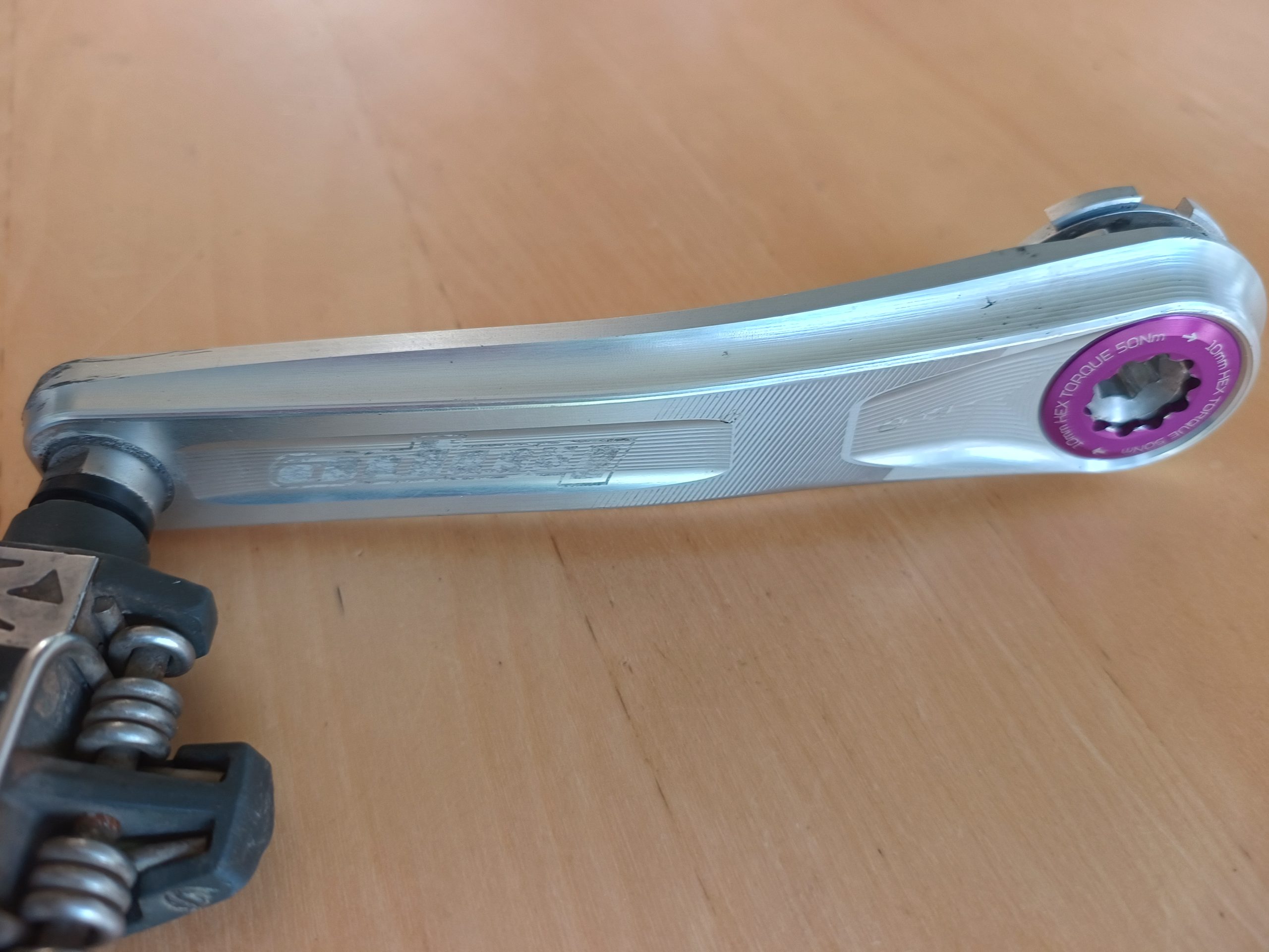 Hope Evo cranks and a boost ring