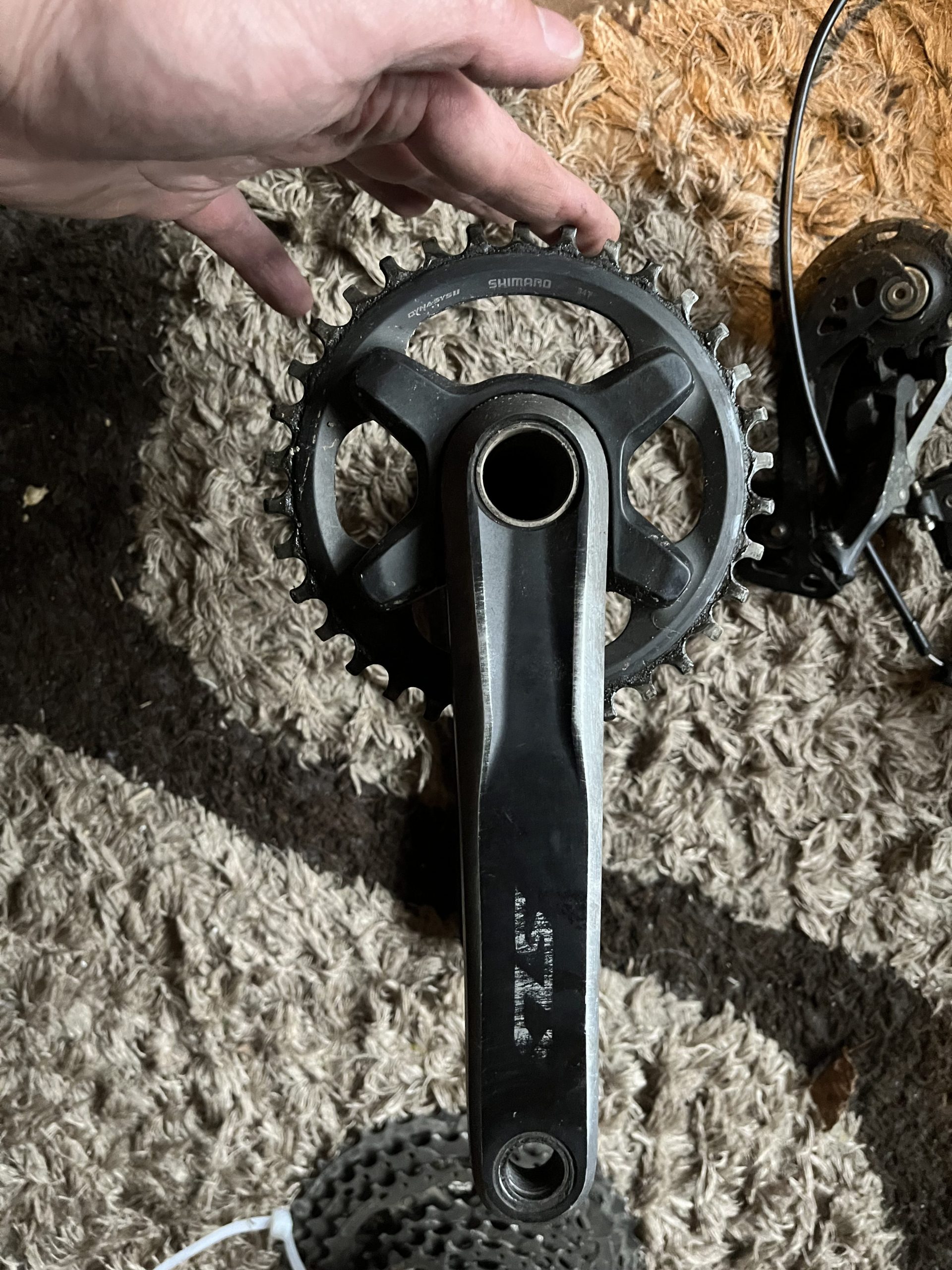 Shimano SLX cranks, BB and chainring