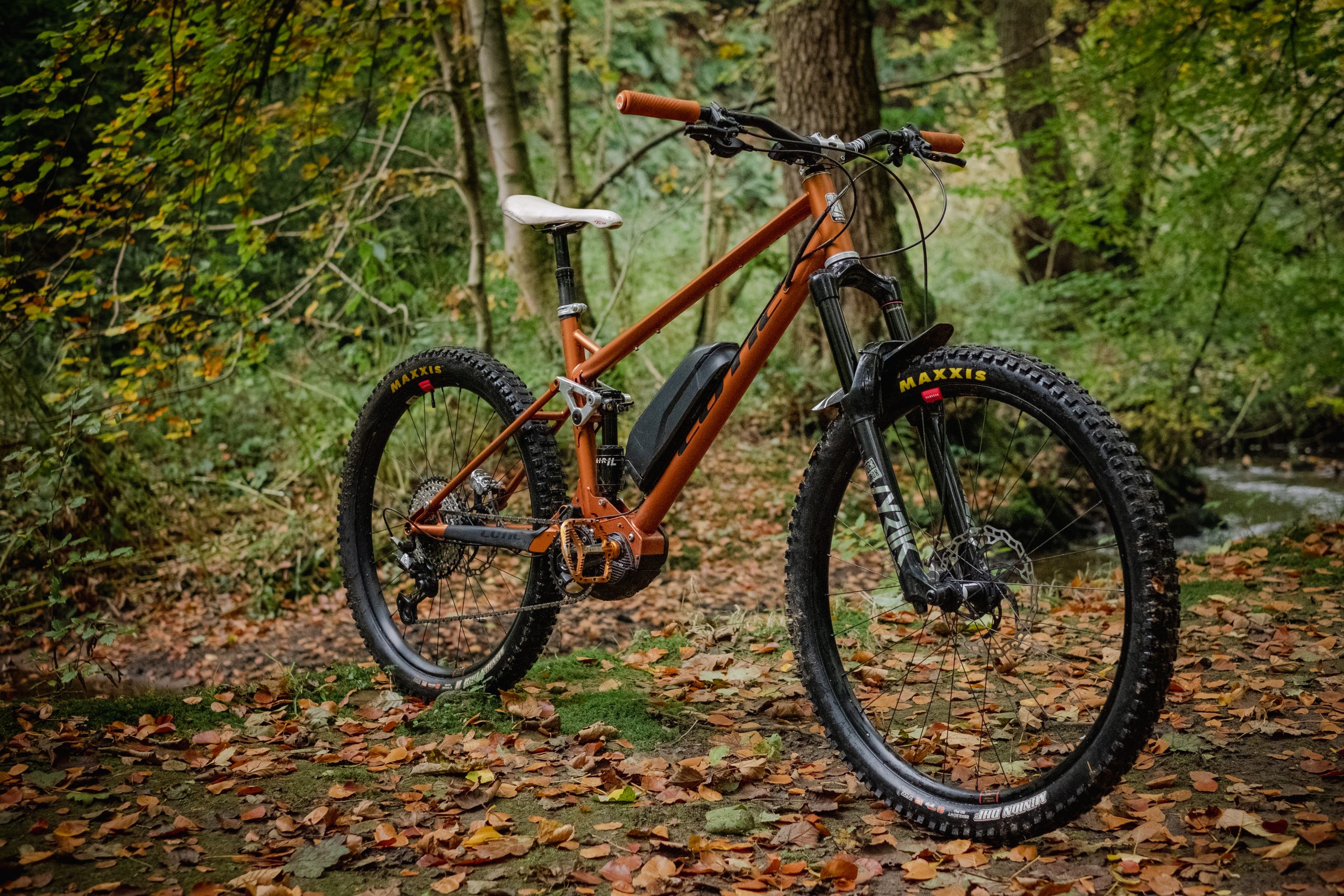 New Cotic Rocket is a steel frame ebike with external battery