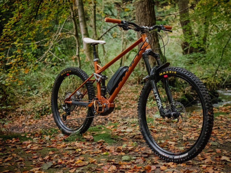 New Cotic Rocket is a steel frame ebike with external battery