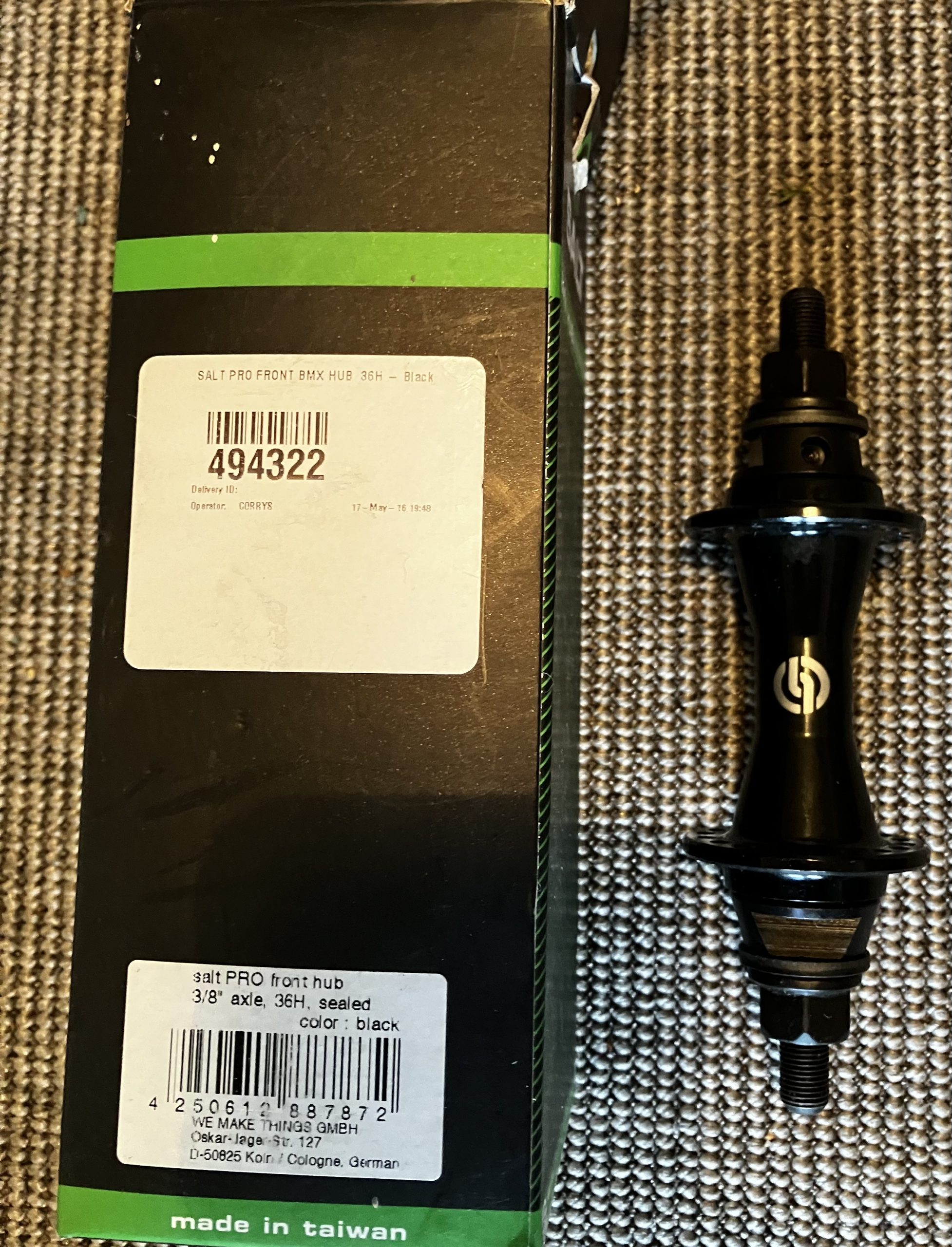 Urge helmet & Salt Pro bmx hub BNIB & road stem